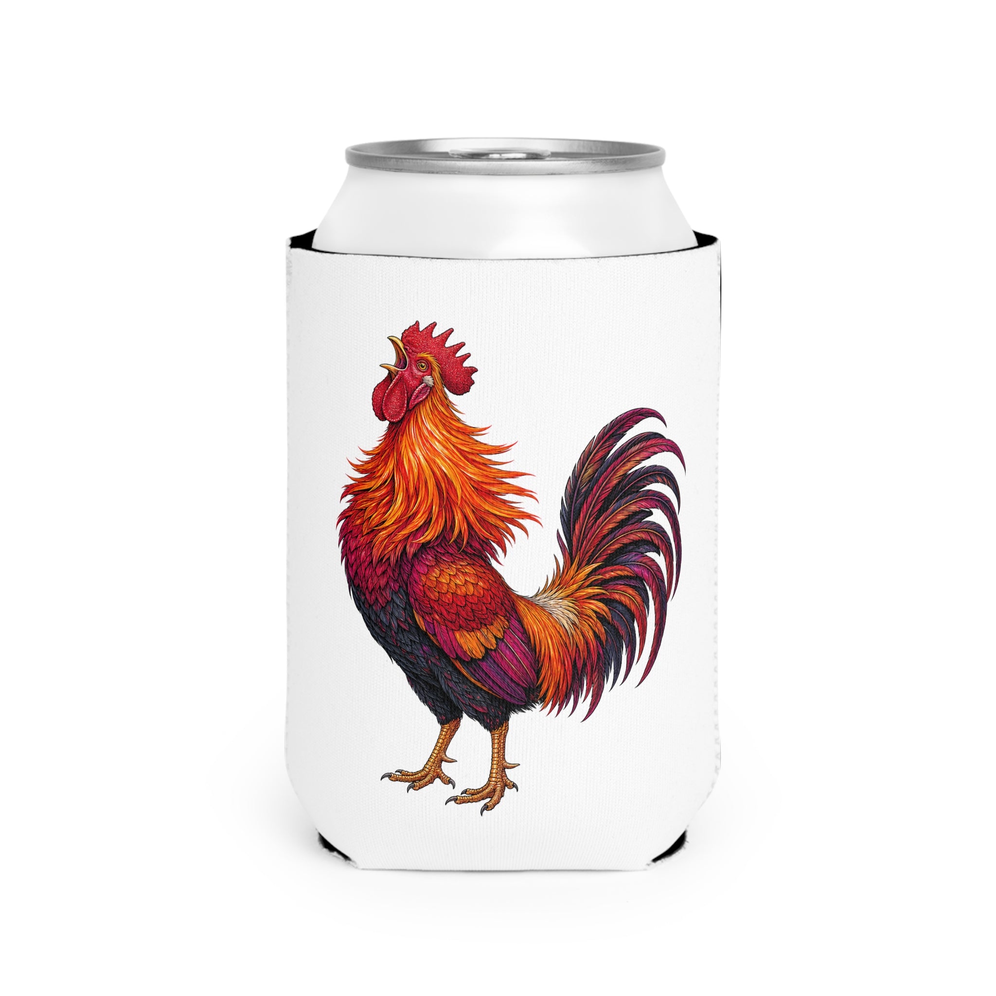 Sunrise Rooster Can Cooler