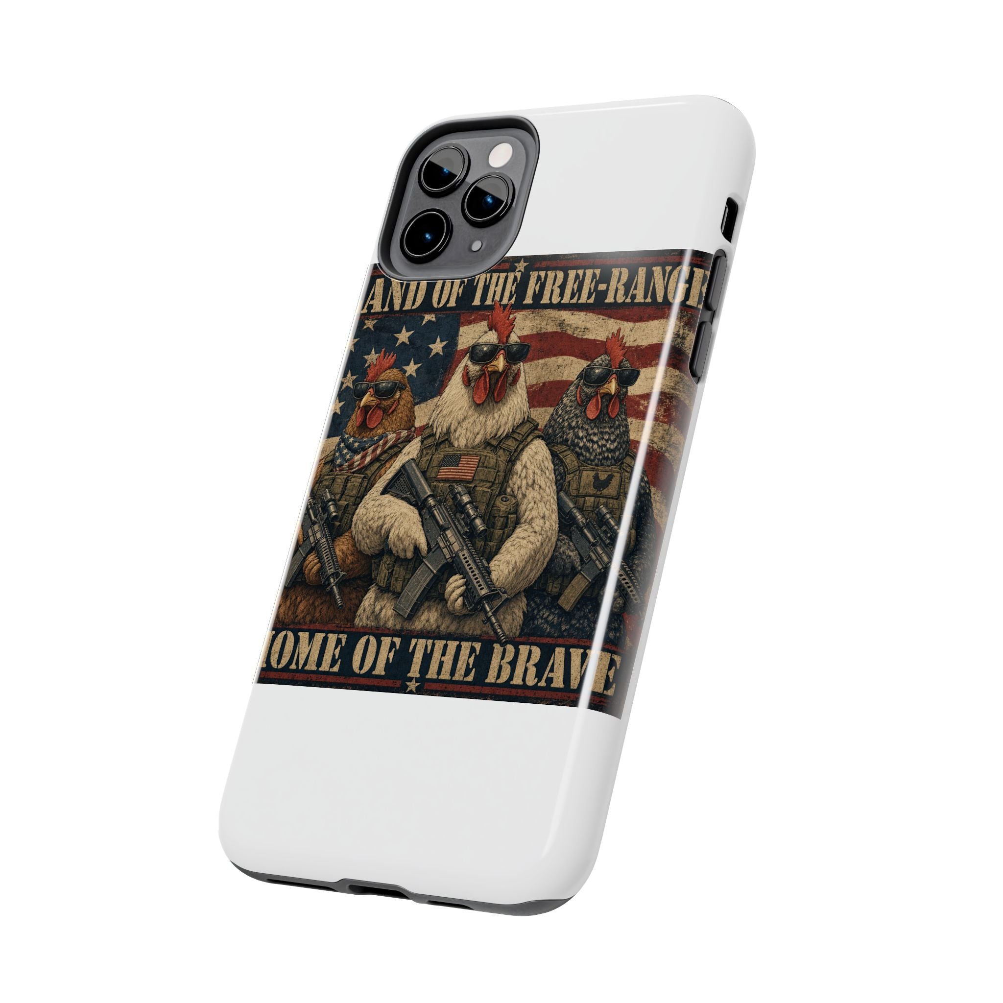 Land of the Free-Range Tough Phone Case