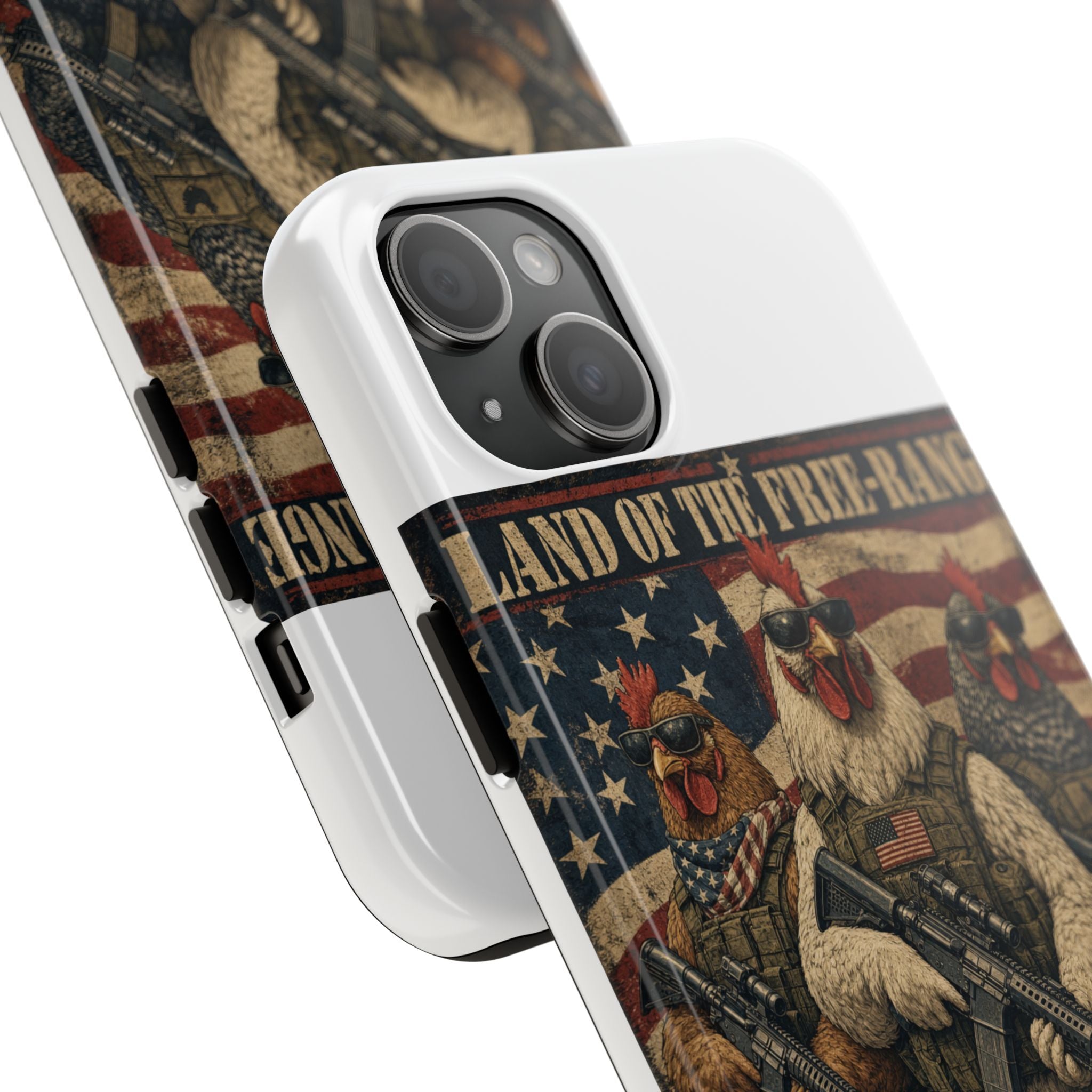 Land of the Free-Range Tough Phone Case