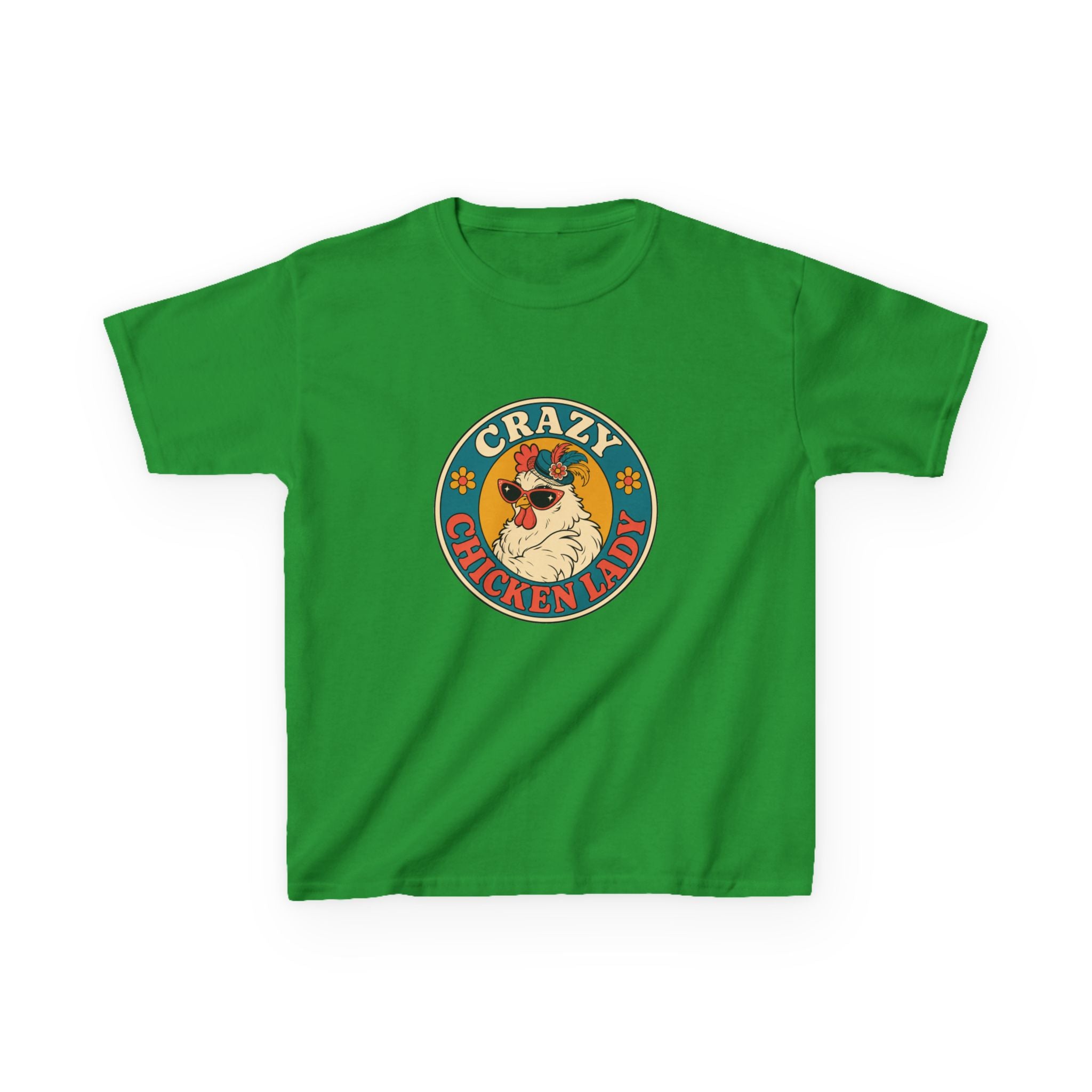 Crazy Chicken Lady Kids Tee