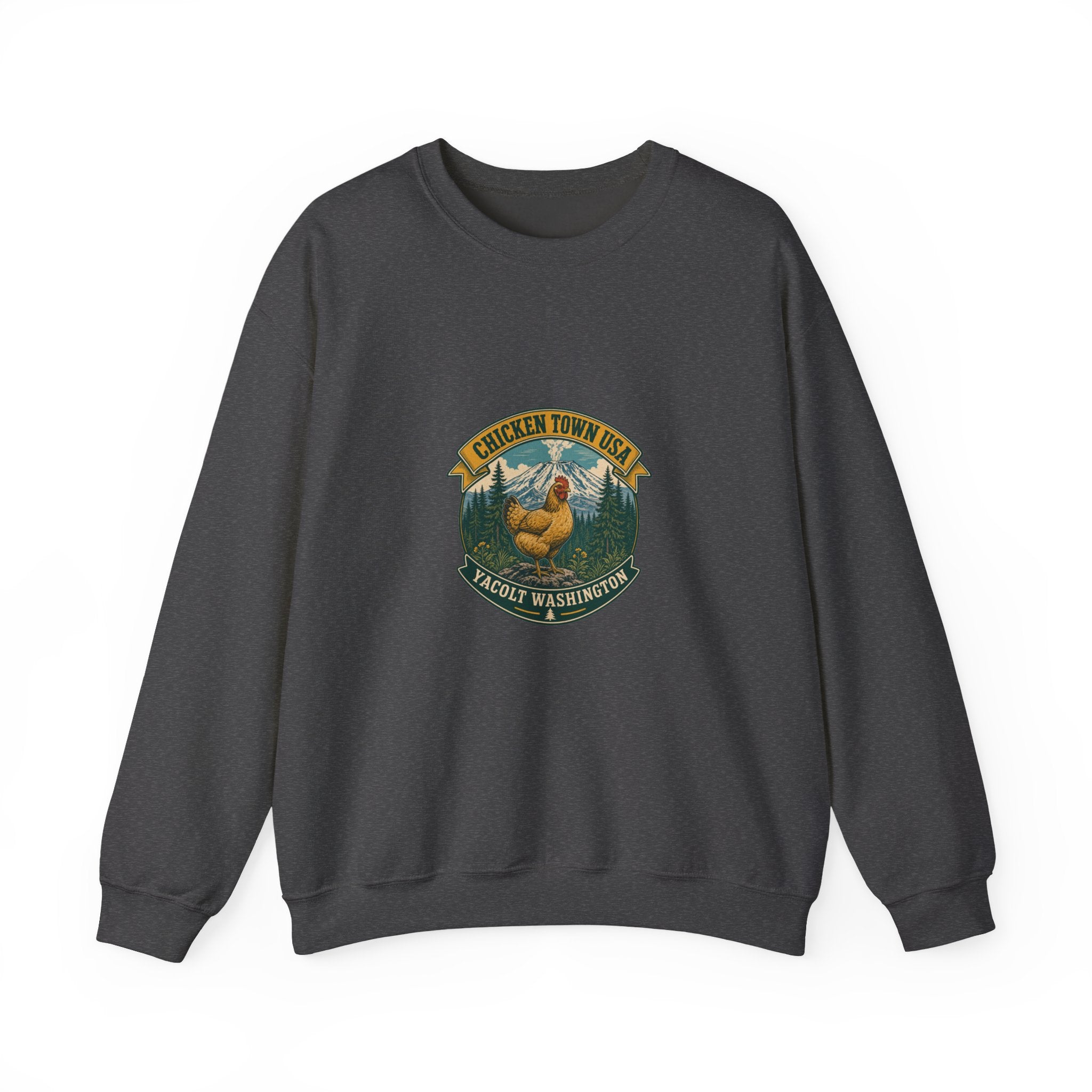 Chicken Town USA - Yacolt WA Crewneck Sweatshirt