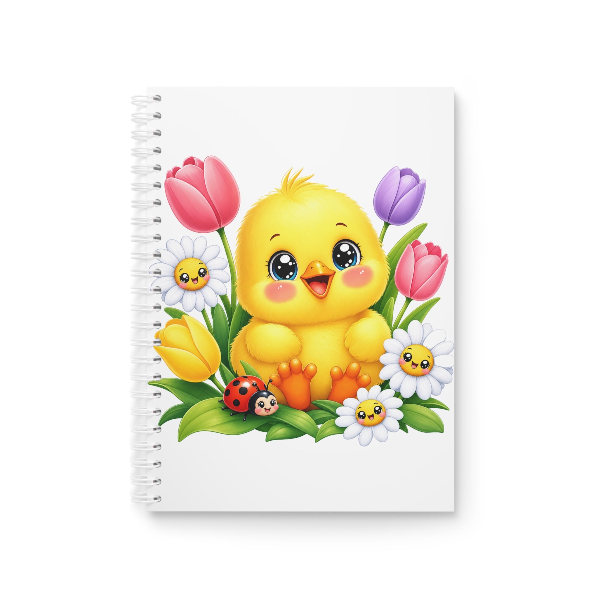 Spring Chick Spiral Notebook