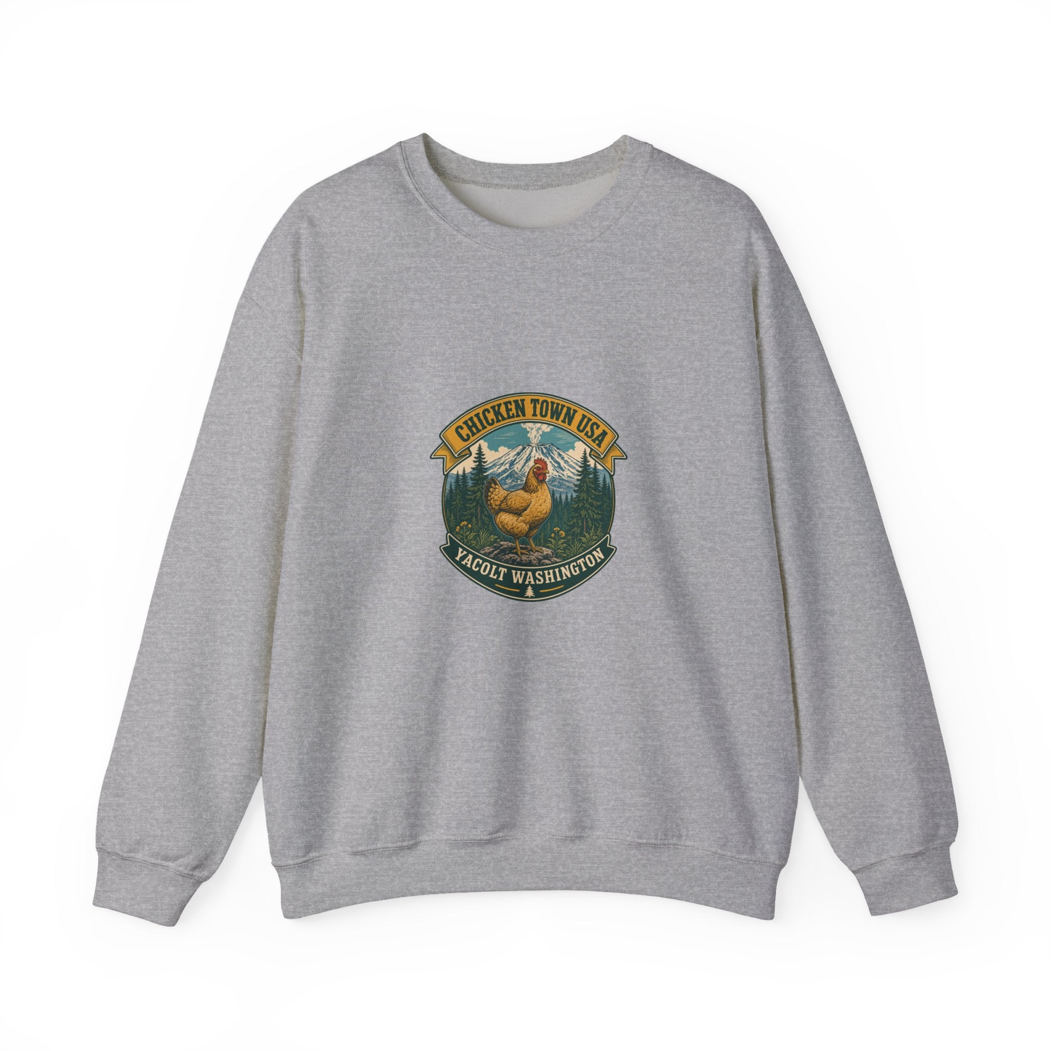 Chicken Town USA - Yacolt WA Crewneck Sweatshirt