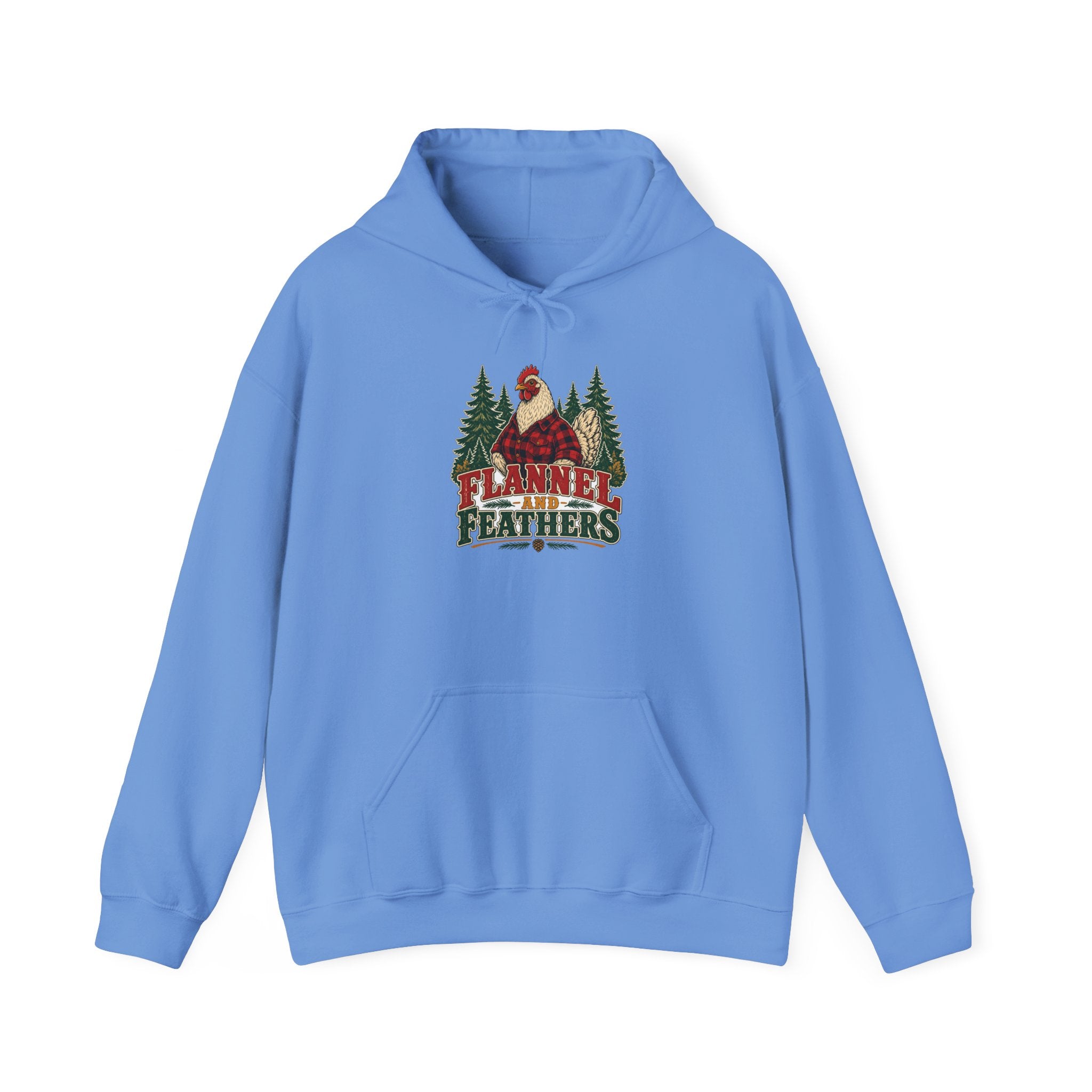 Flannel & Feathers Hoodie