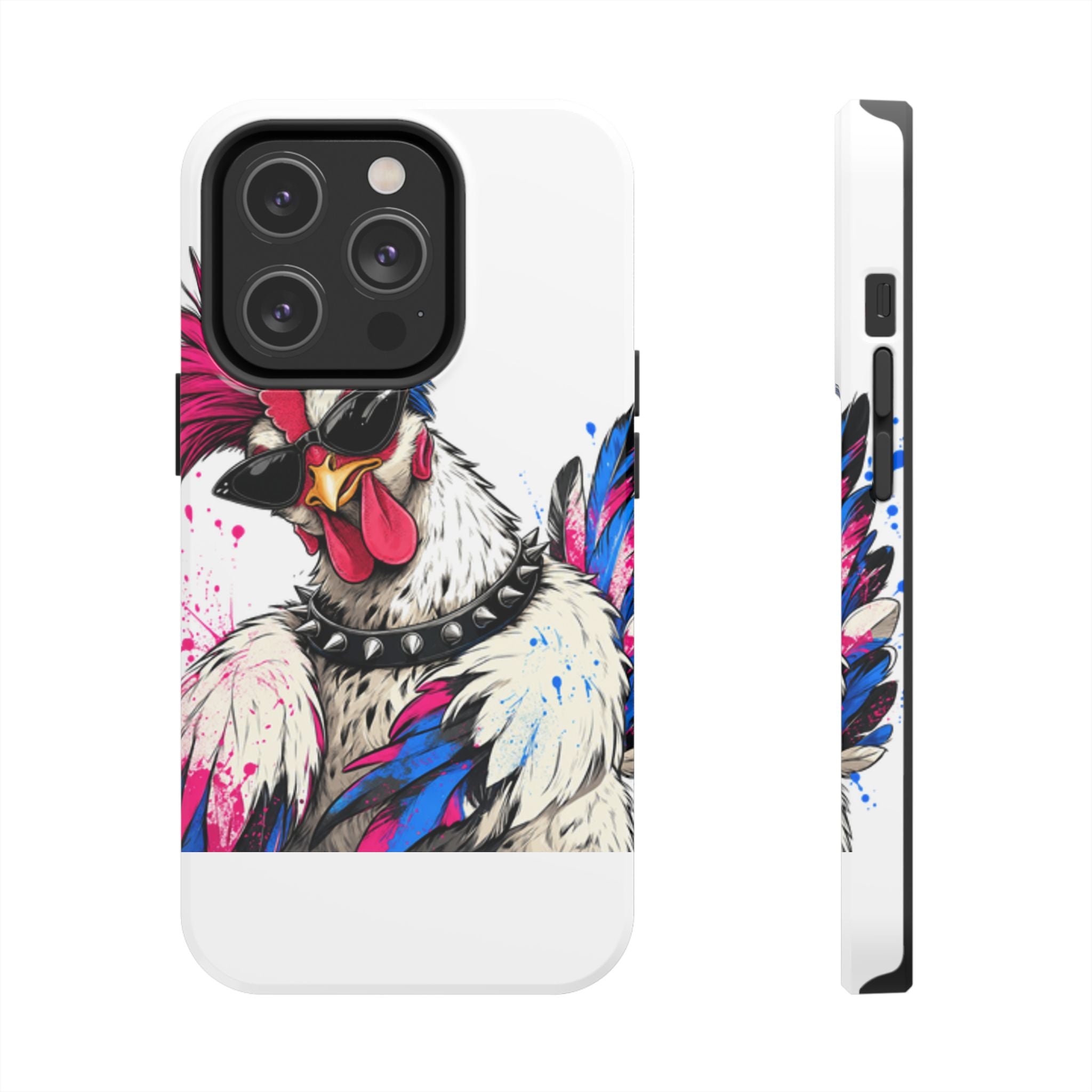 Punk Rockstar Hen Tough Phone Case