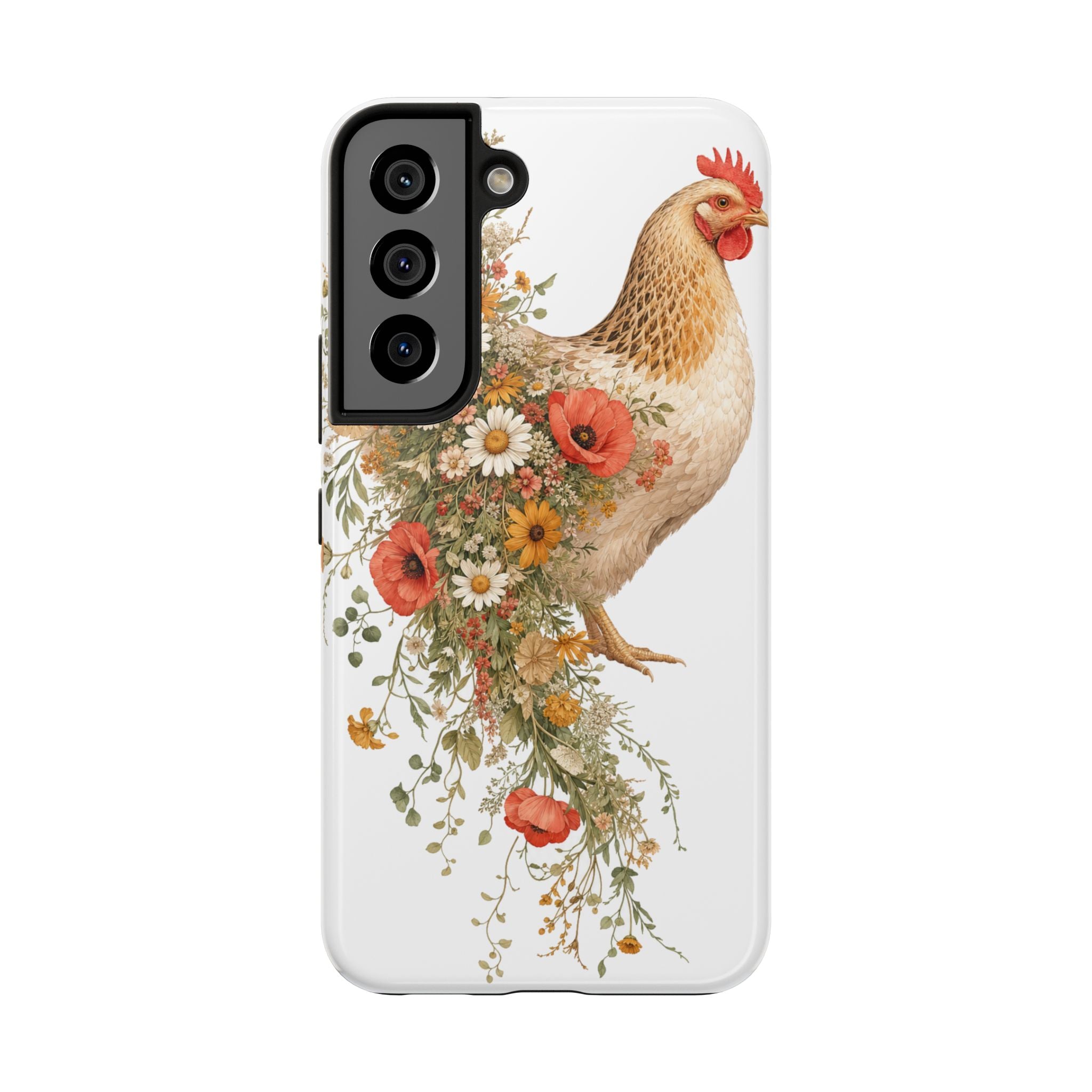Wildflower Hen Tough Phone Case