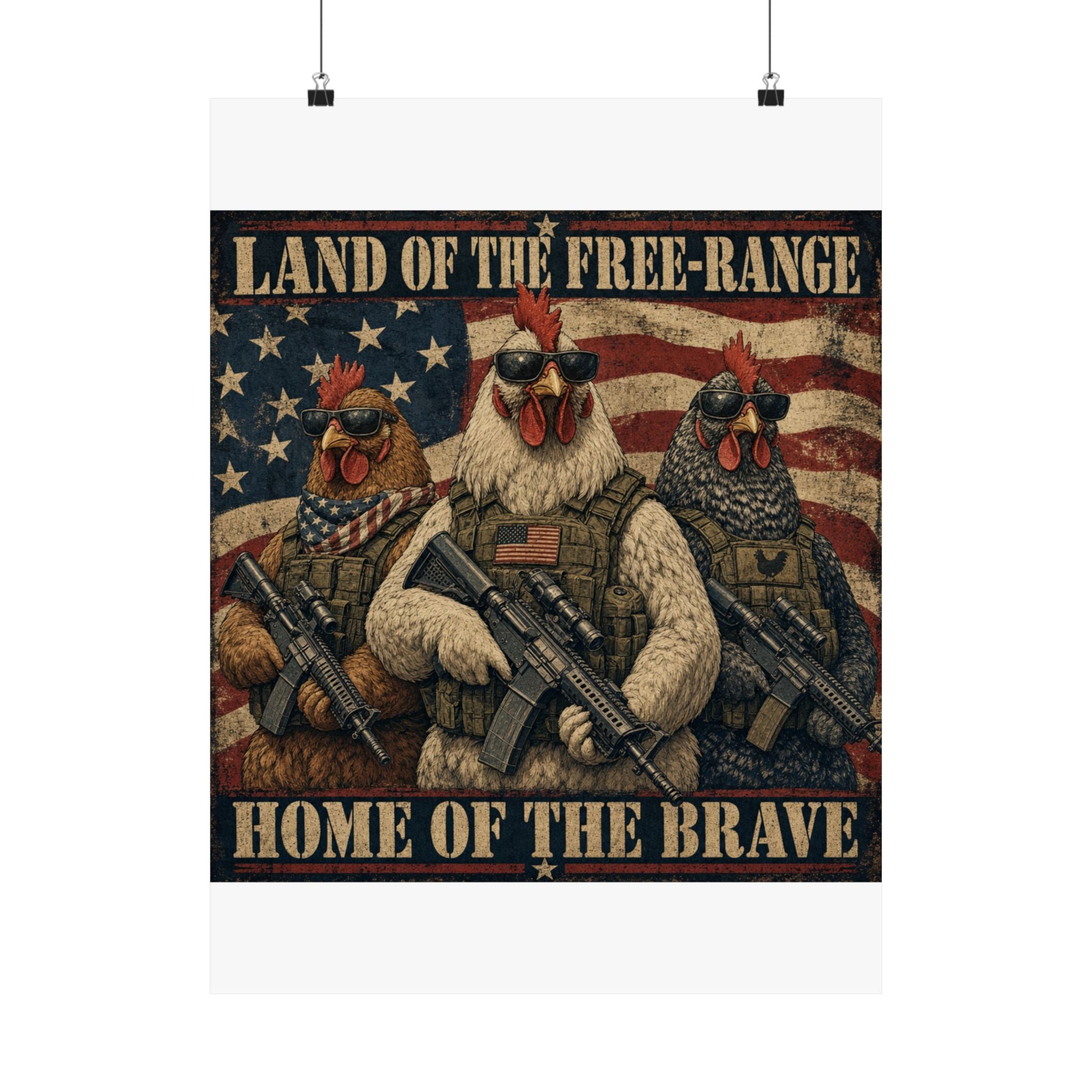 Land of the Free-Range Poster