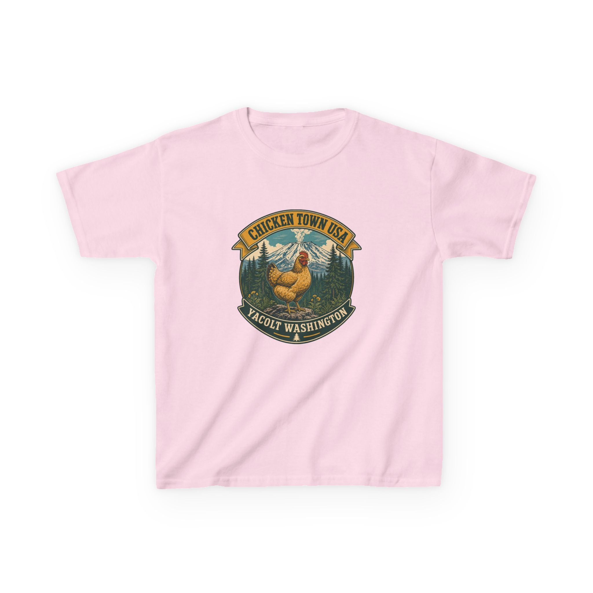 Chicken Town USA - Yacolt WA Kids Tee