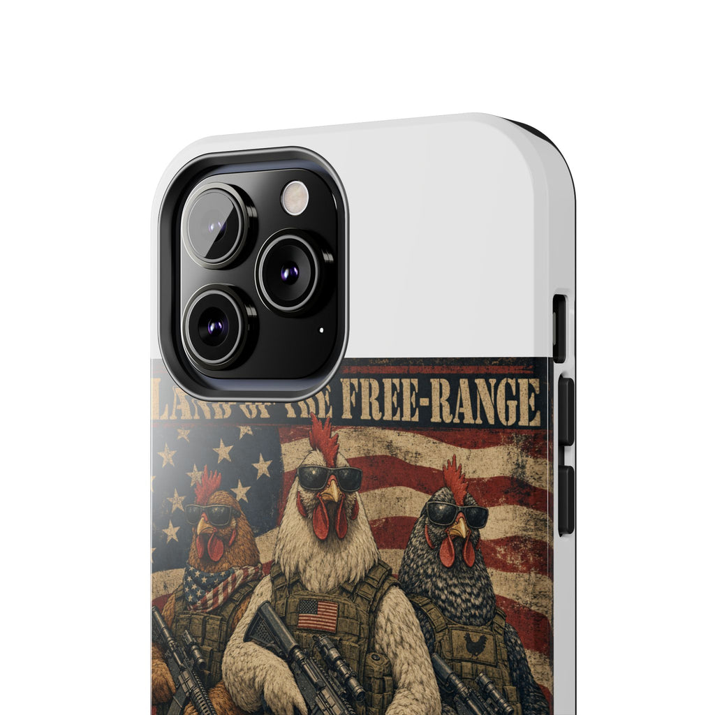 Land of the Free-Range Tough Phone Case
