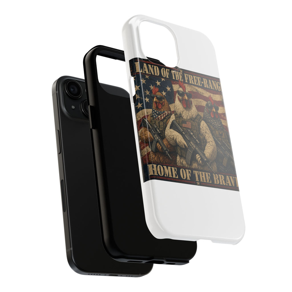 Land of the Free-Range Tough Phone Case