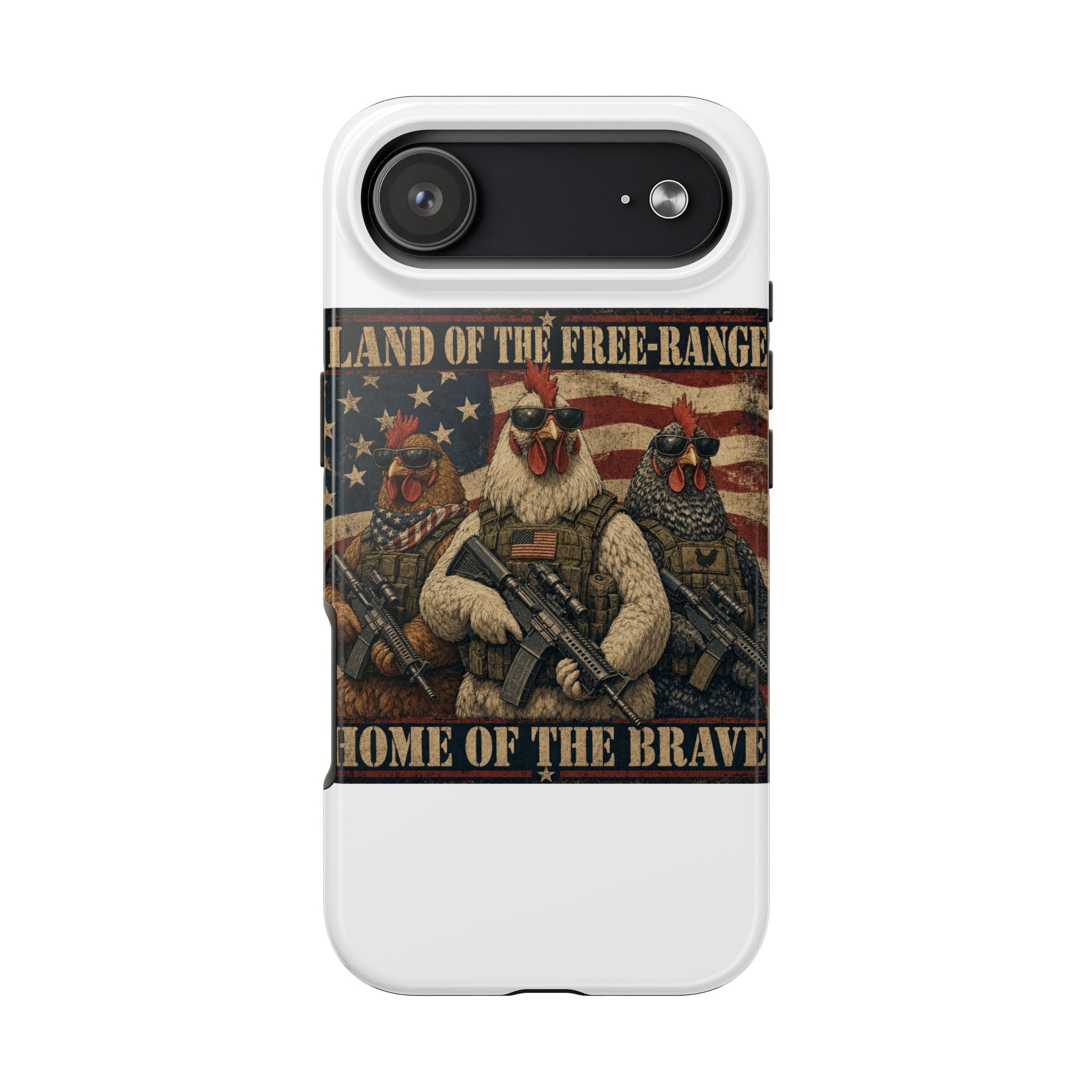 Land of the Free-Range Tough Phone Case