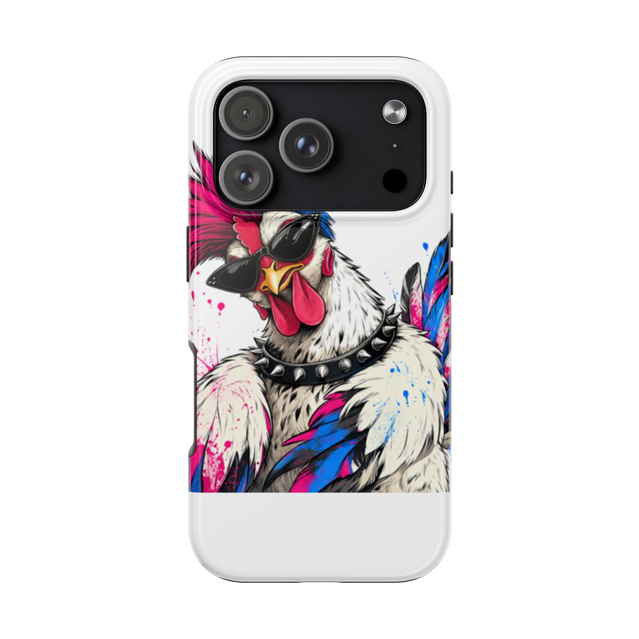 Punk Rockstar Hen Tough Phone Case