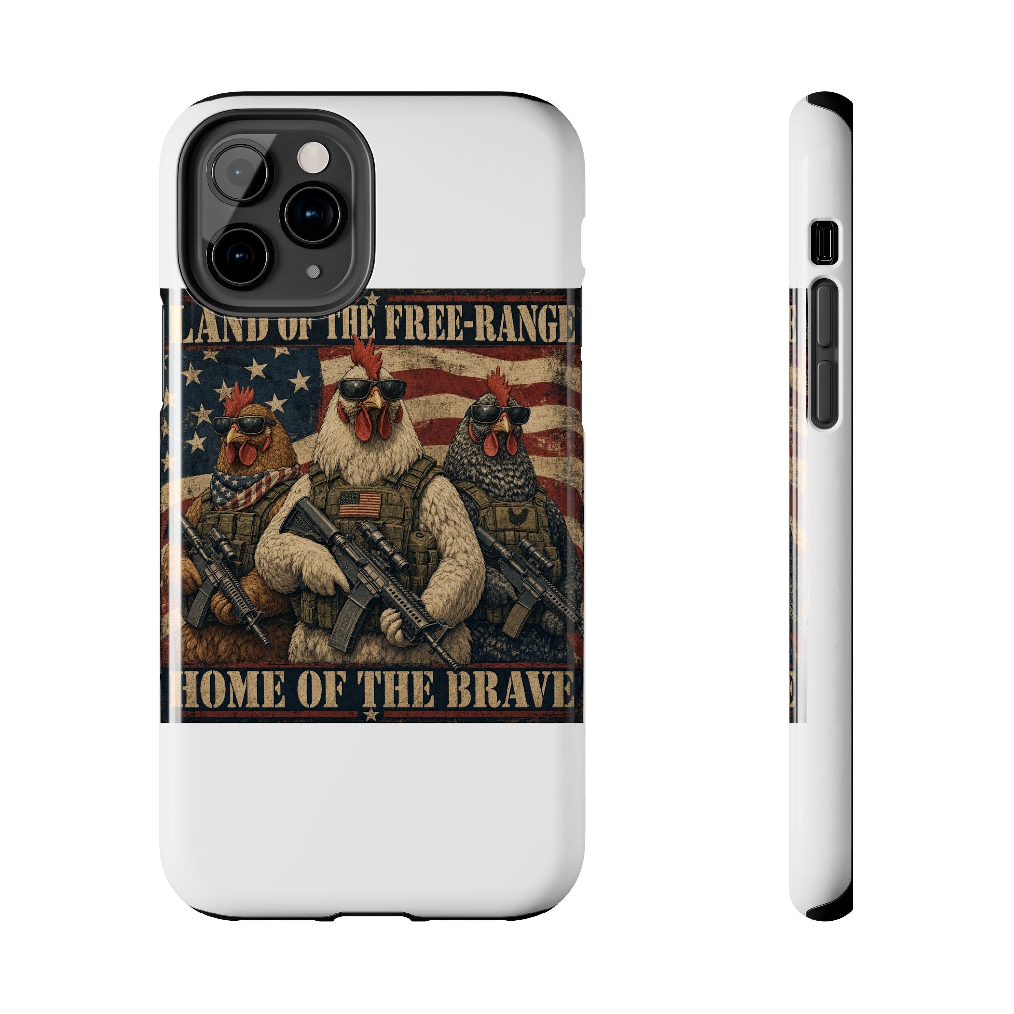Land of the Free-Range Tough Phone Case