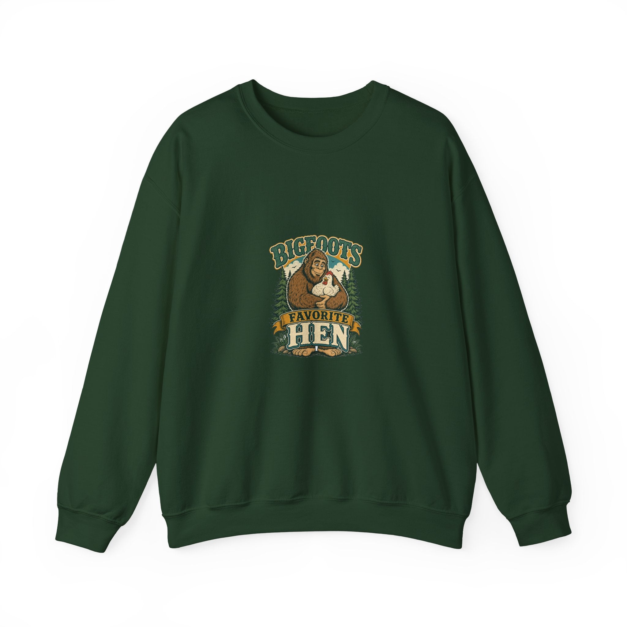 Bigfoot's Favorite Hen Crewneck Sweatshirt
