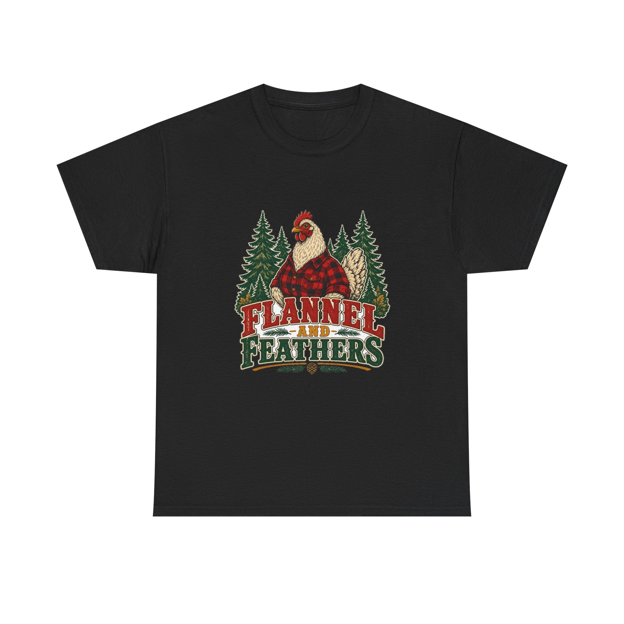 Flannel & Feathers Tee