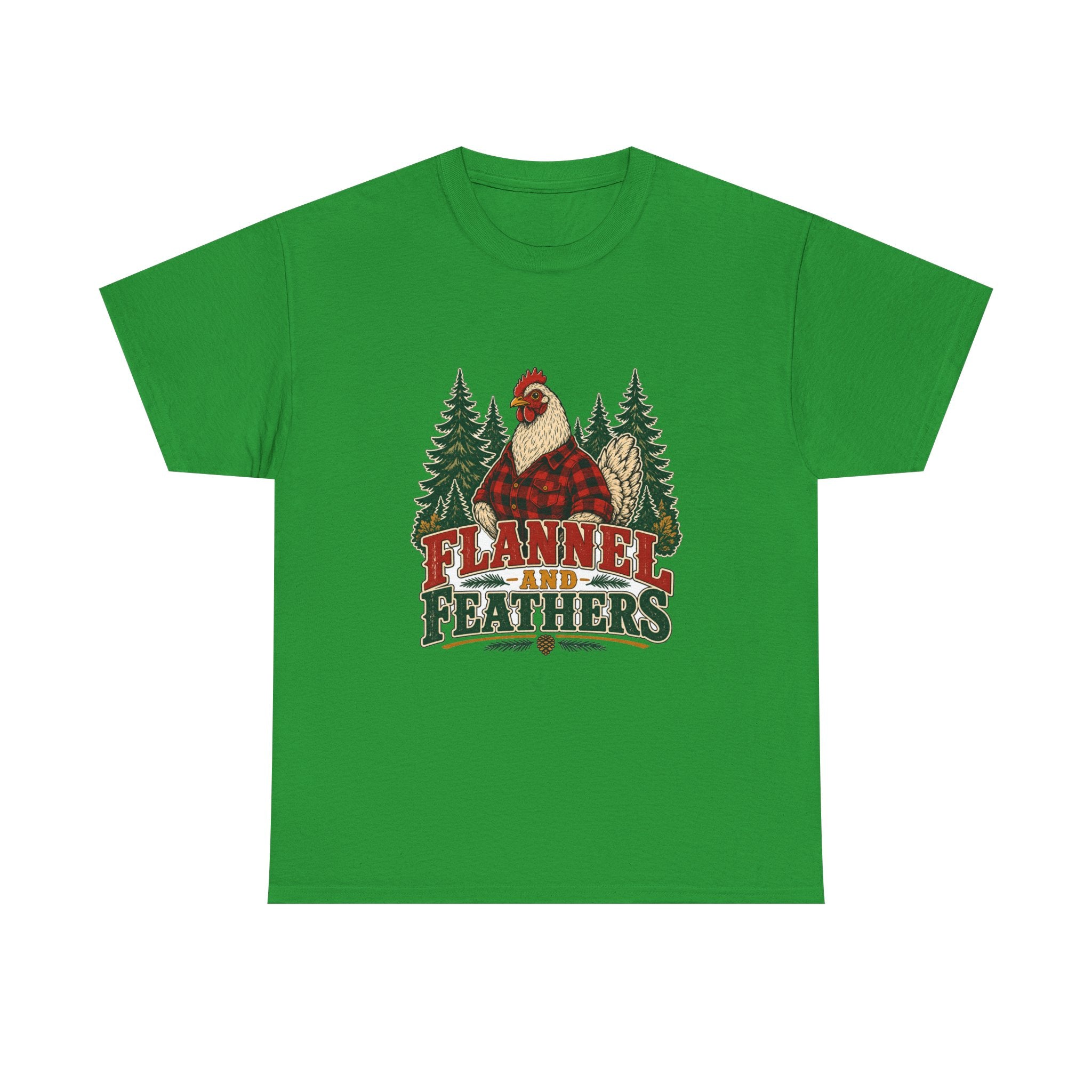 Flannel & Feathers Tee