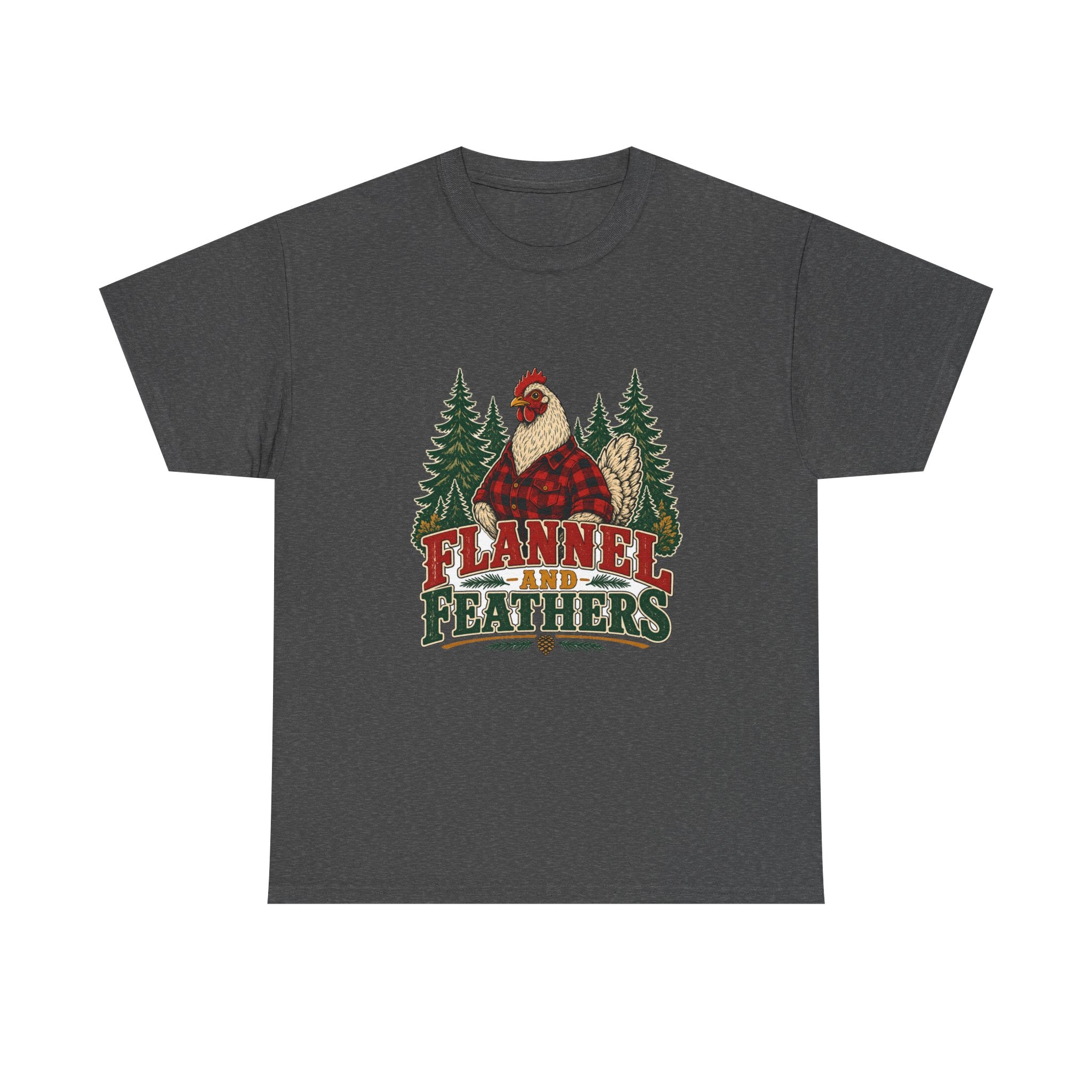 Flannel & Feathers Tee