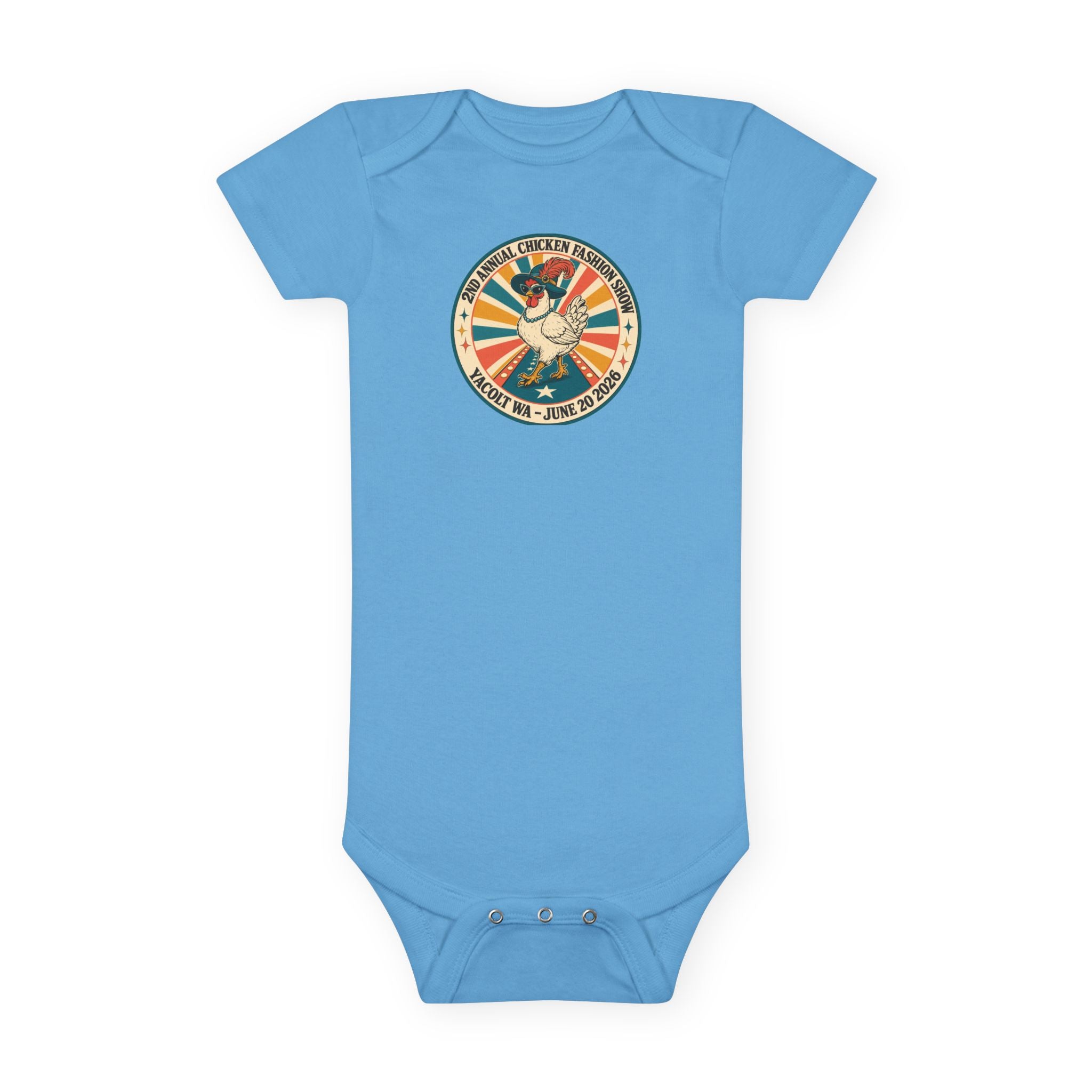 2nd Annual Chicken Fashion Show 2026 Baby Onesie