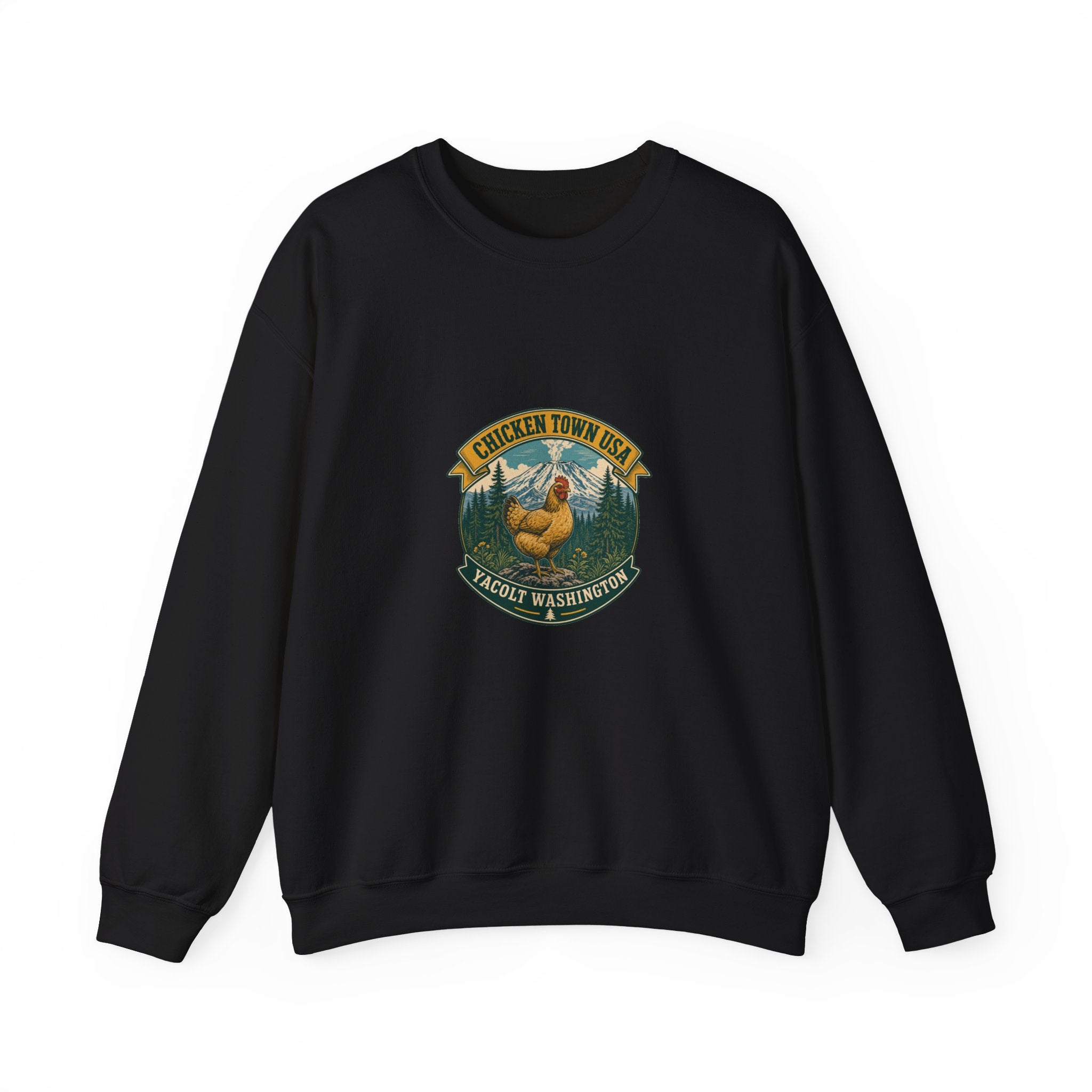 Chicken Town USA - Yacolt WA Crewneck Sweatshirt