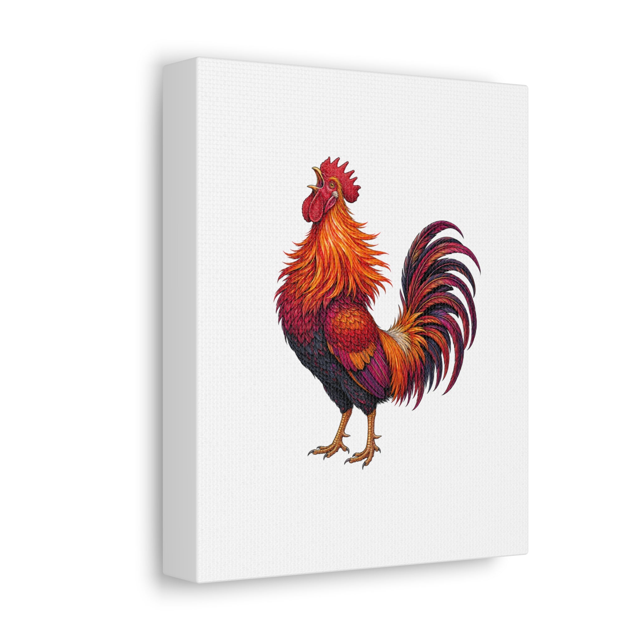 Sunrise Rooster Canvas