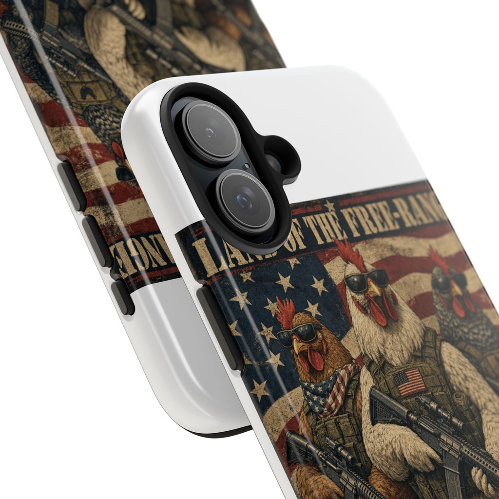 Land of the Free-Range Tough Phone Case