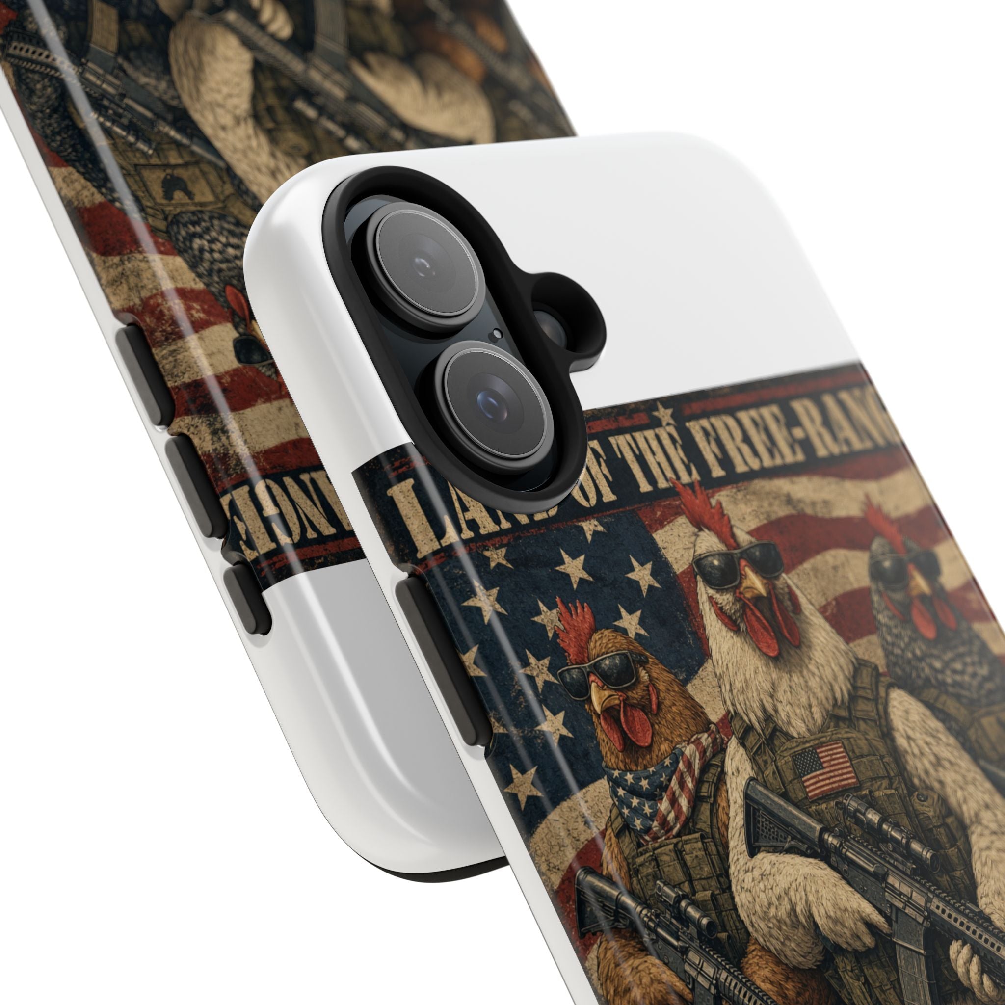 Land of the Free-Range Tough Phone Case