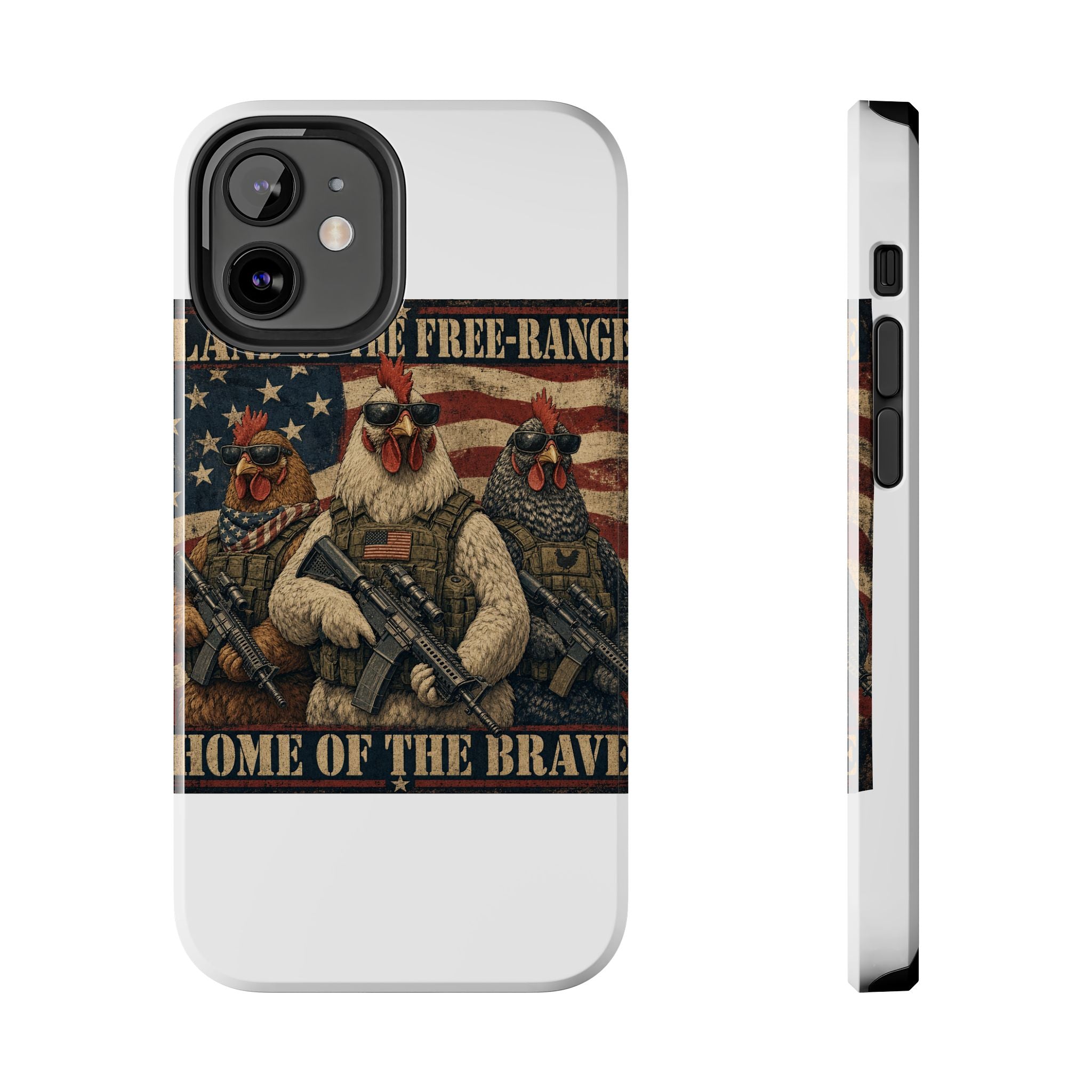 Land of the Free-Range Tough Phone Case