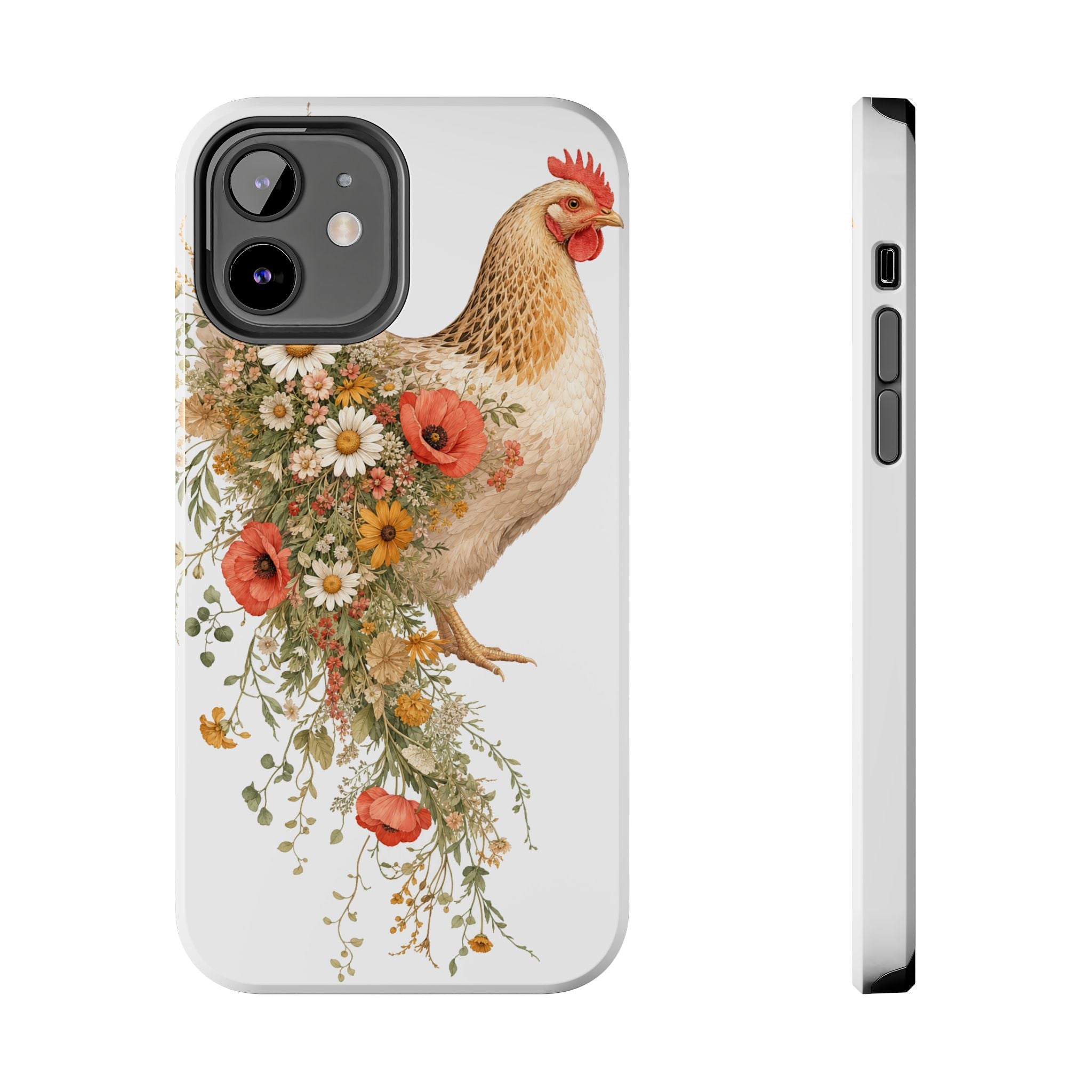 Wildflower Hen Tough Phone Case