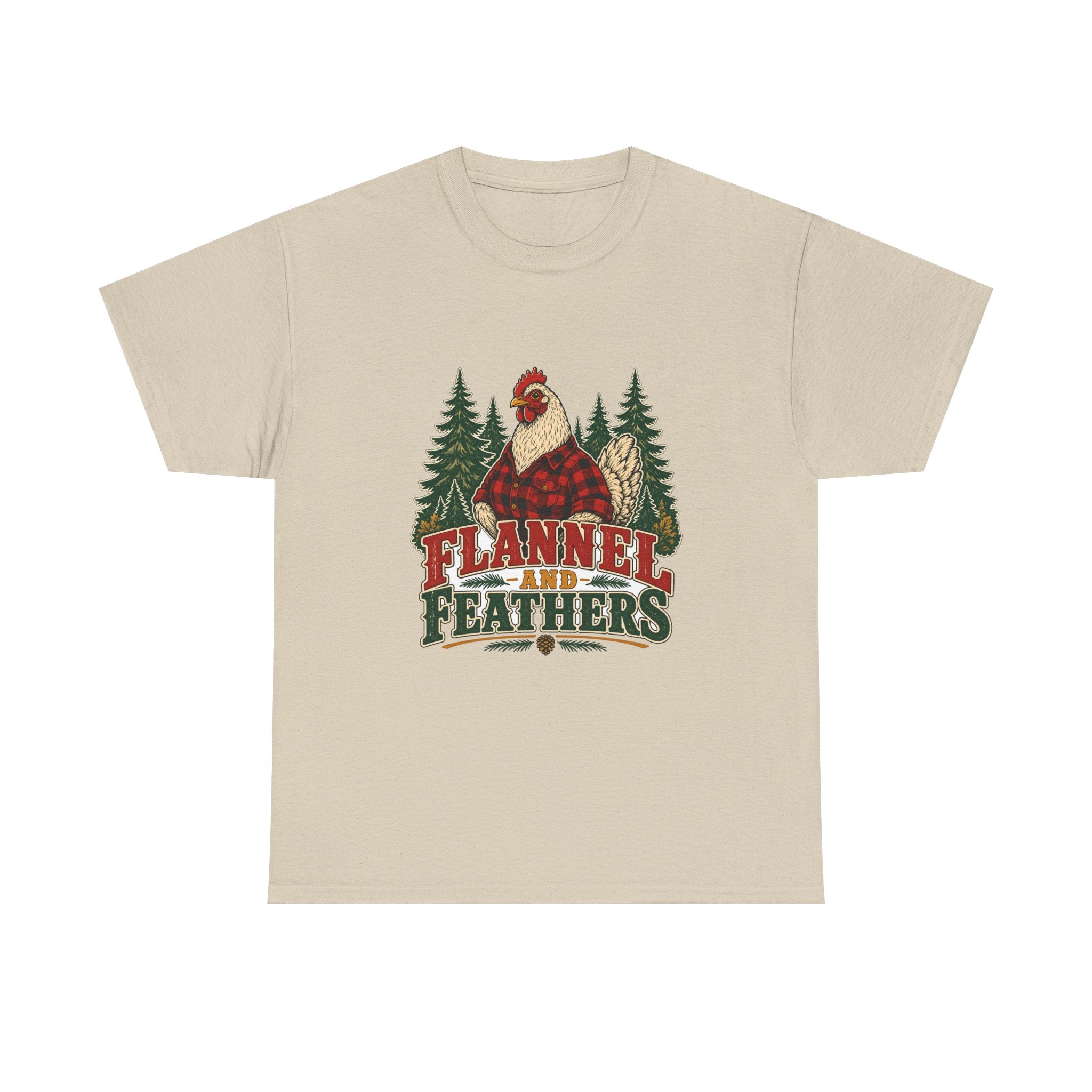 Flannel & Feathers Tee