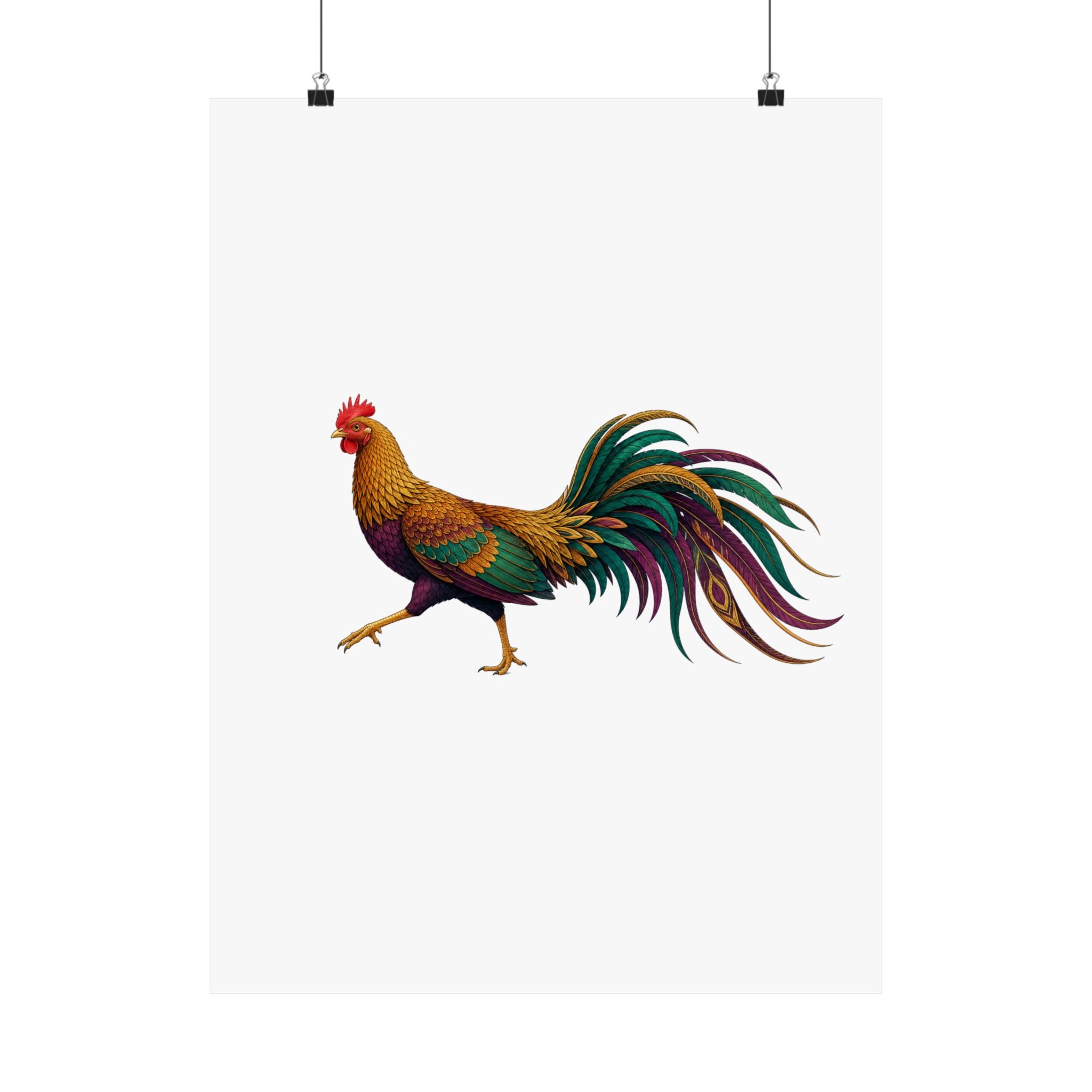 Strutting Hen Poster