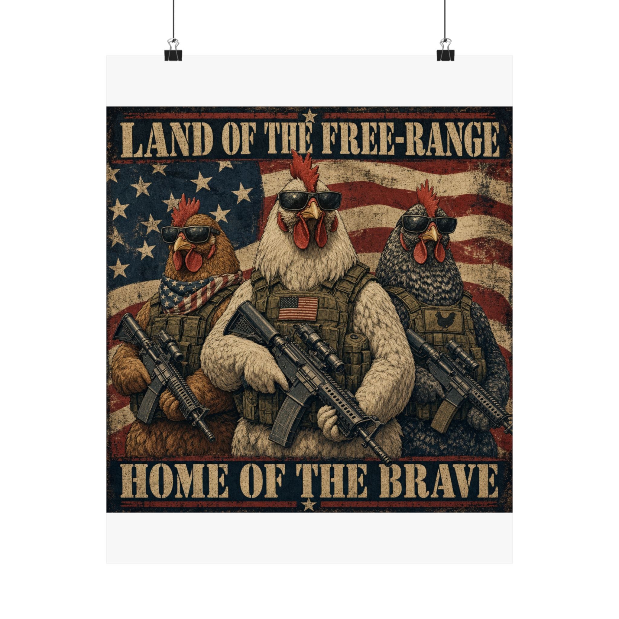 Land of the Free-Range Poster