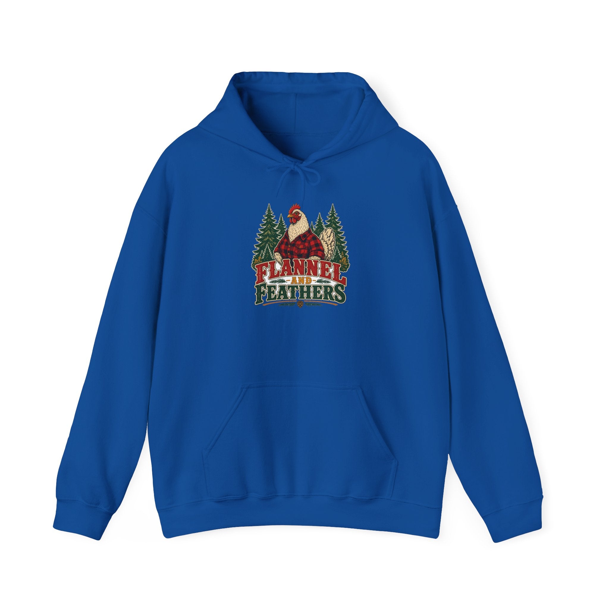 Flannel & Feathers Hoodie