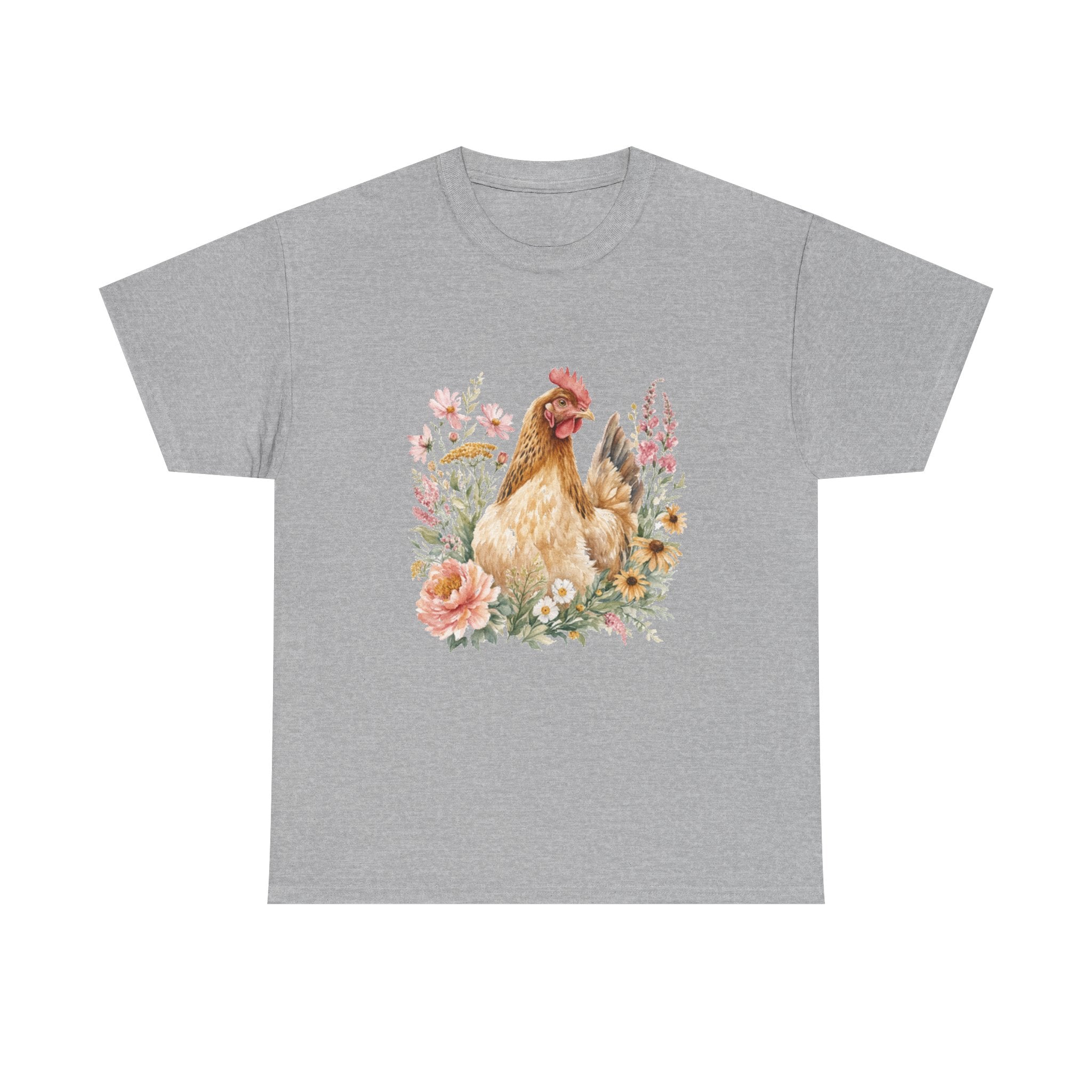 Watercolor Hen Tee