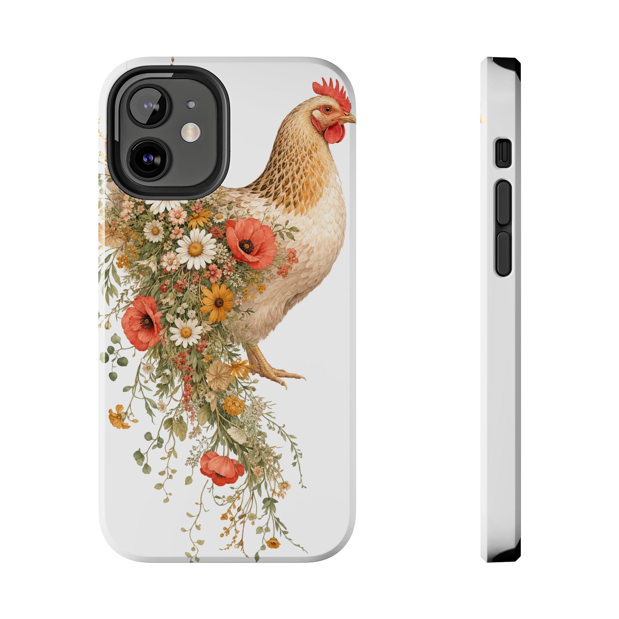 Wildflower Hen Tough Phone Case