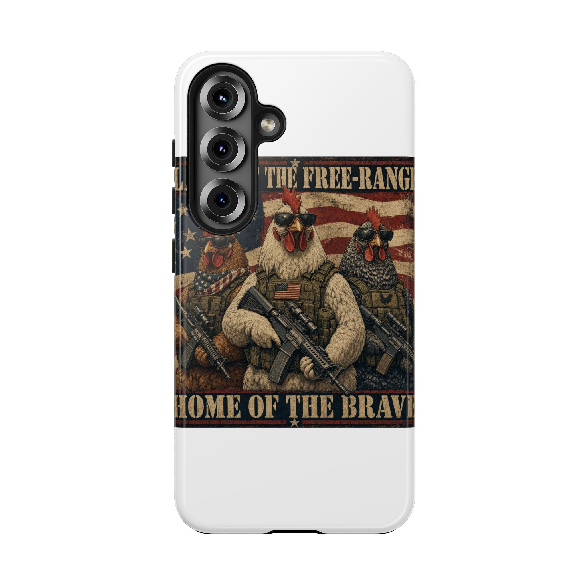 Land of the Free-Range Tough Phone Case