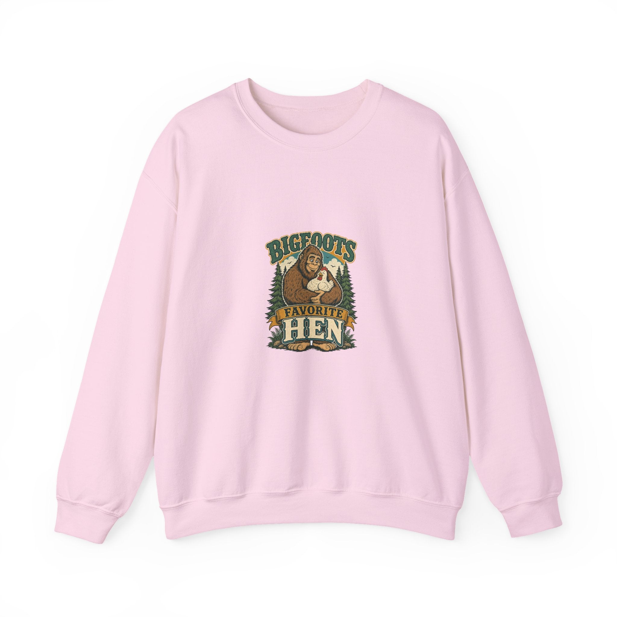 Bigfoot's Favorite Hen Crewneck Sweatshirt