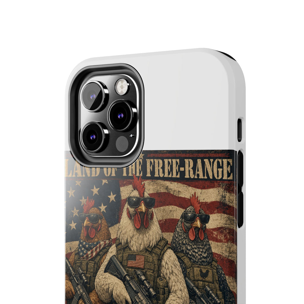 Land of the Free-Range Tough Phone Case