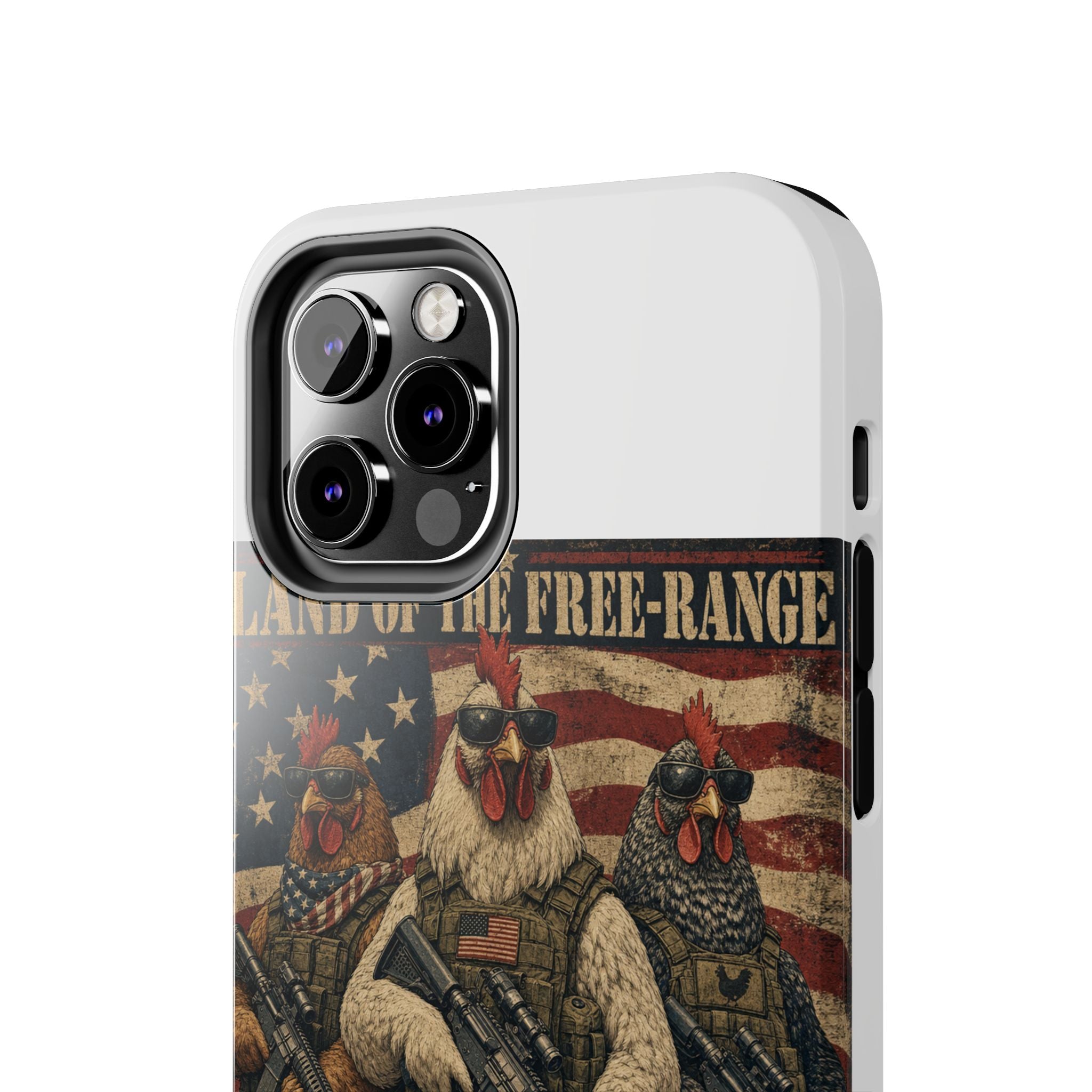 Land of the Free-Range Tough Phone Case