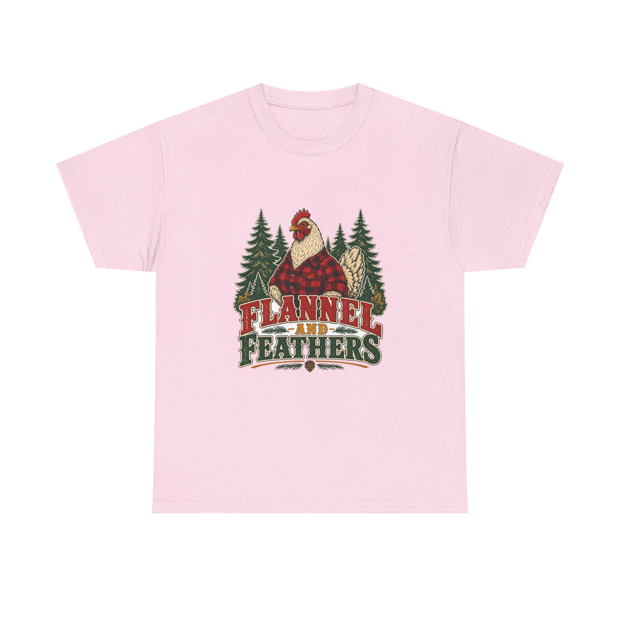 Flannel & Feathers Tee
