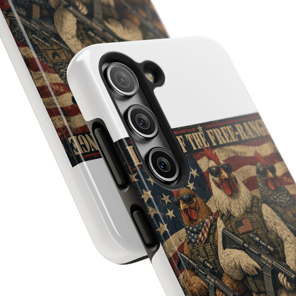 Land of the Free-Range Tough Phone Case