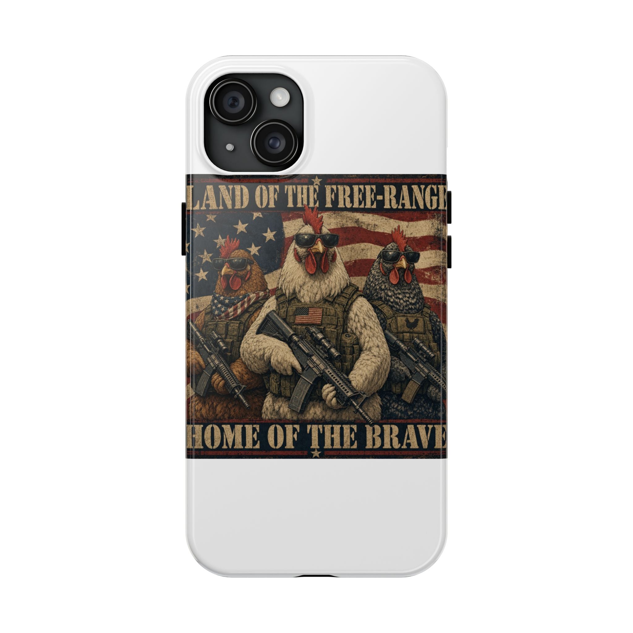 Land of the Free-Range Tough Phone Case