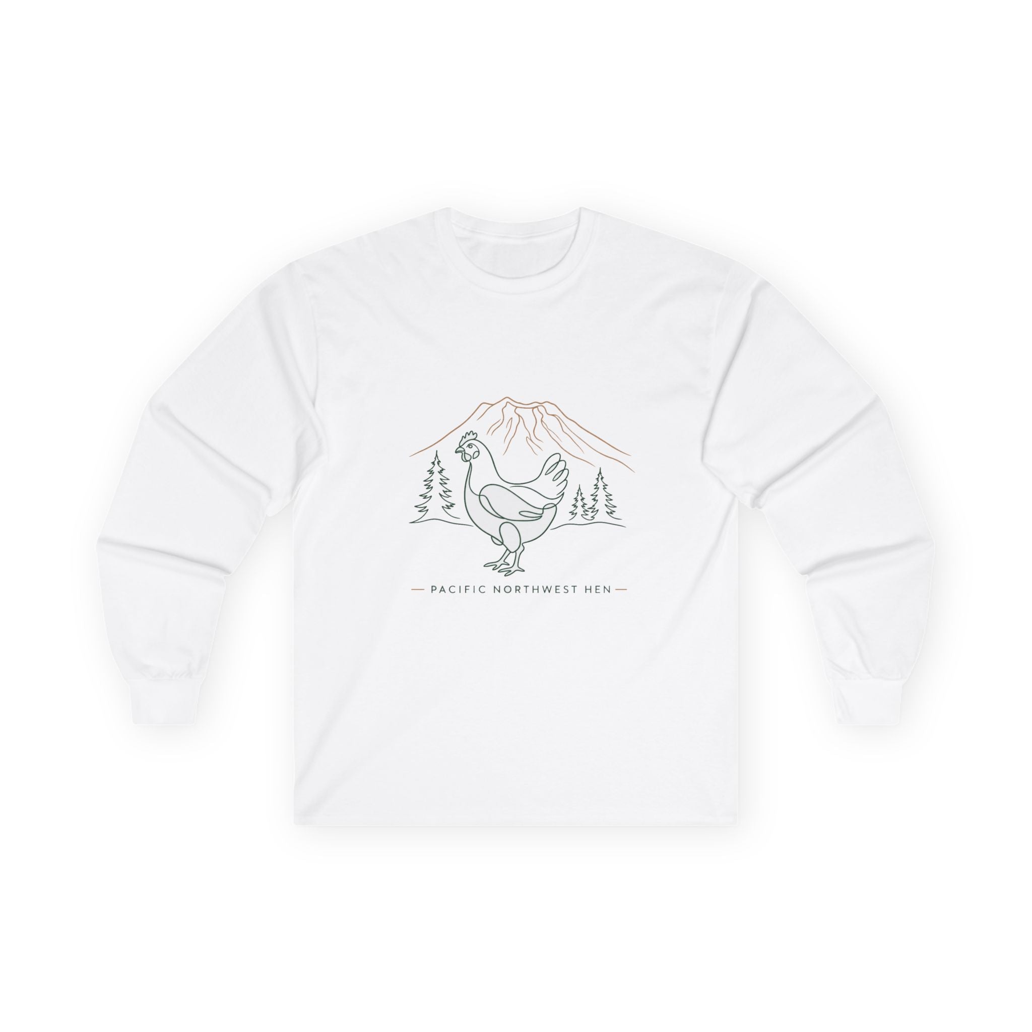 Pacific Northwest Hen Long Sleeve Tee