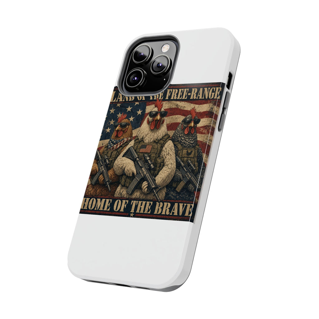 Land of the Free-Range Tough Phone Case