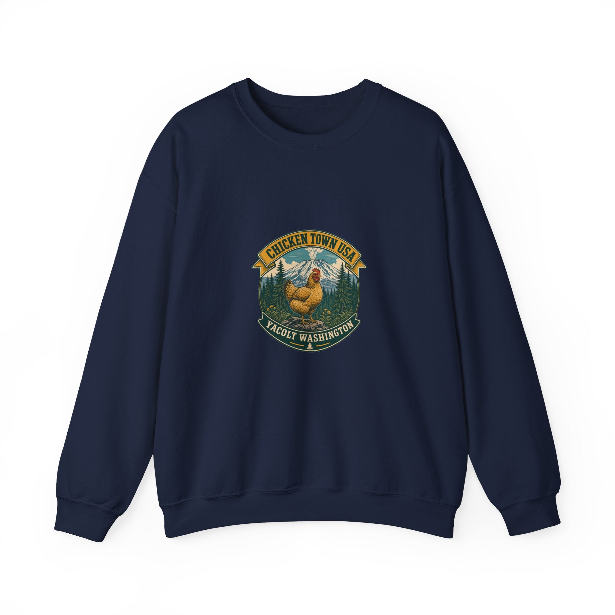 Chicken Town USA - Yacolt WA Crewneck Sweatshirt