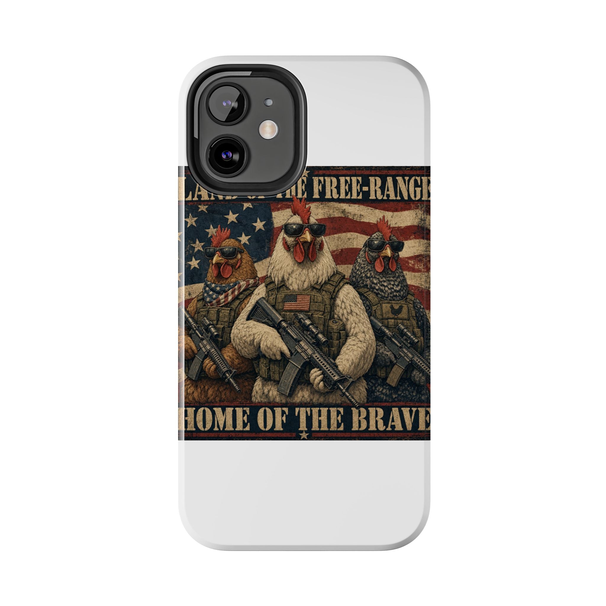 Land of the Free-Range Tough Phone Case
