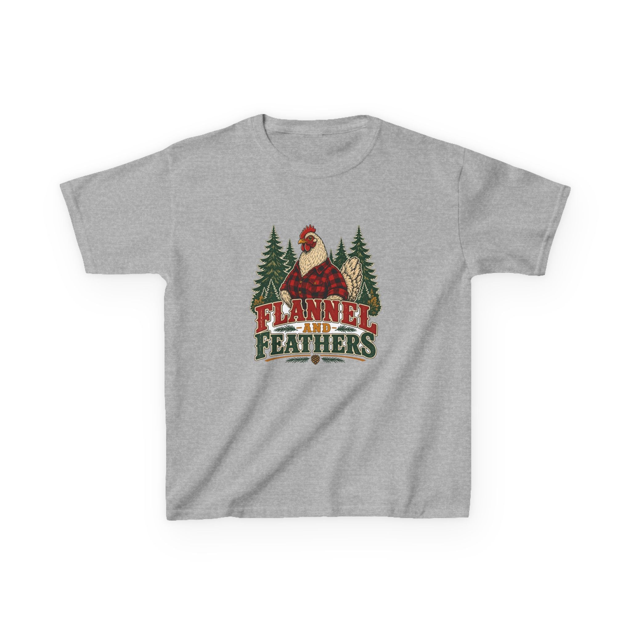 Flannel & Feathers Kids Tee