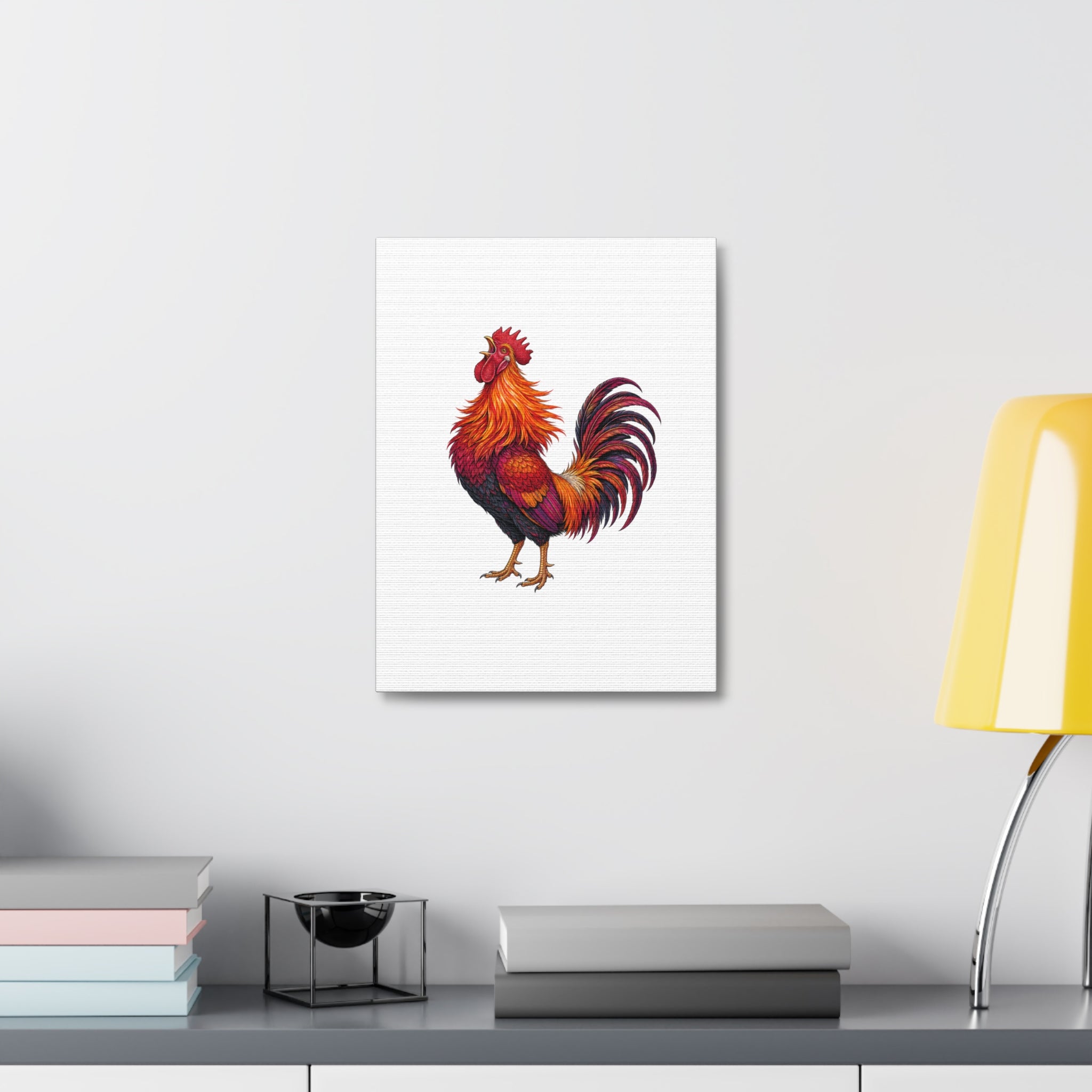 Sunrise Rooster Canvas