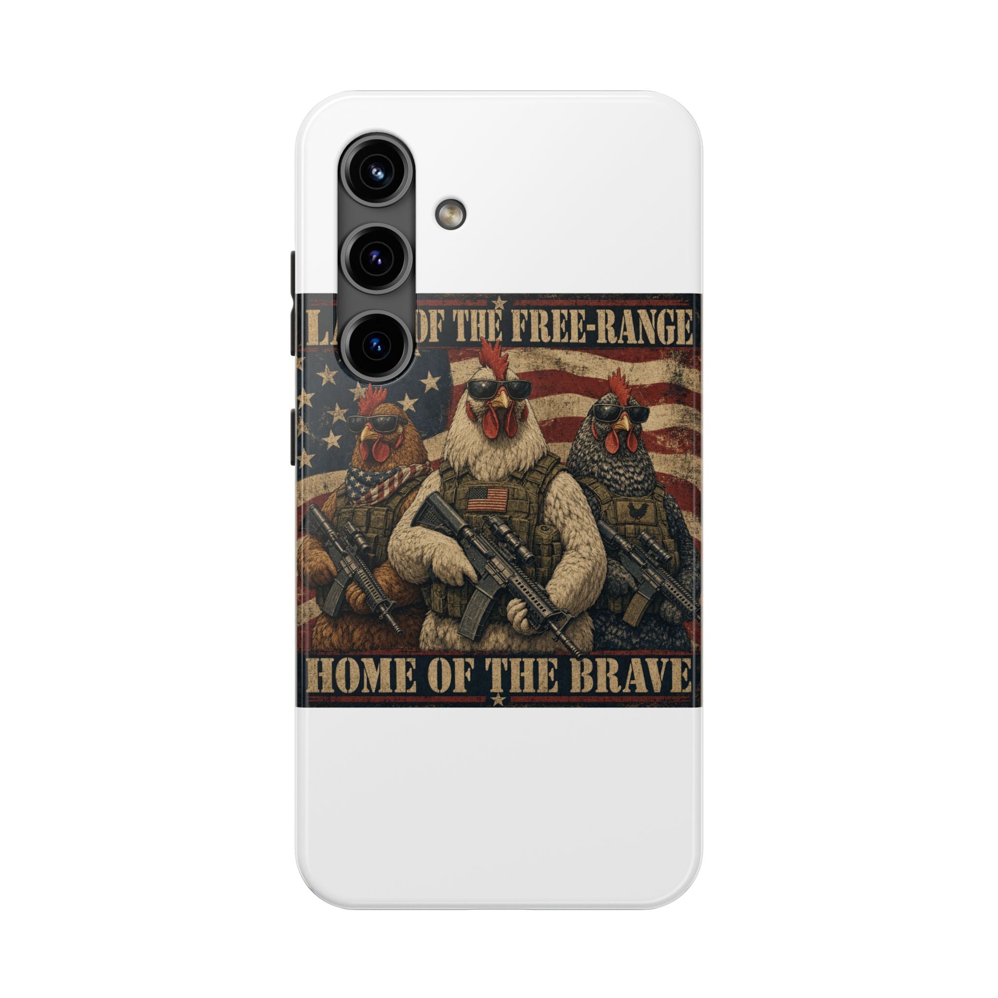 Land of the Free-Range Tough Phone Case