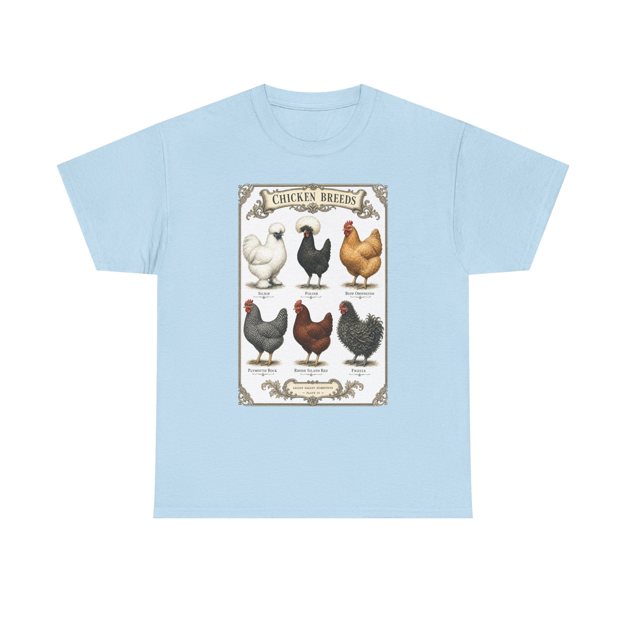 Chicken Breeds Chart Tee