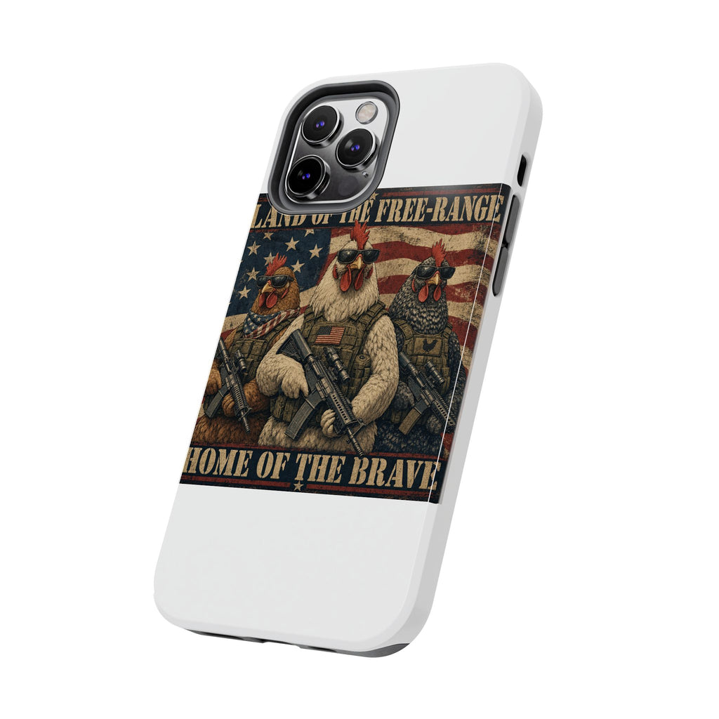 Land of the Free-Range Tough Phone Case